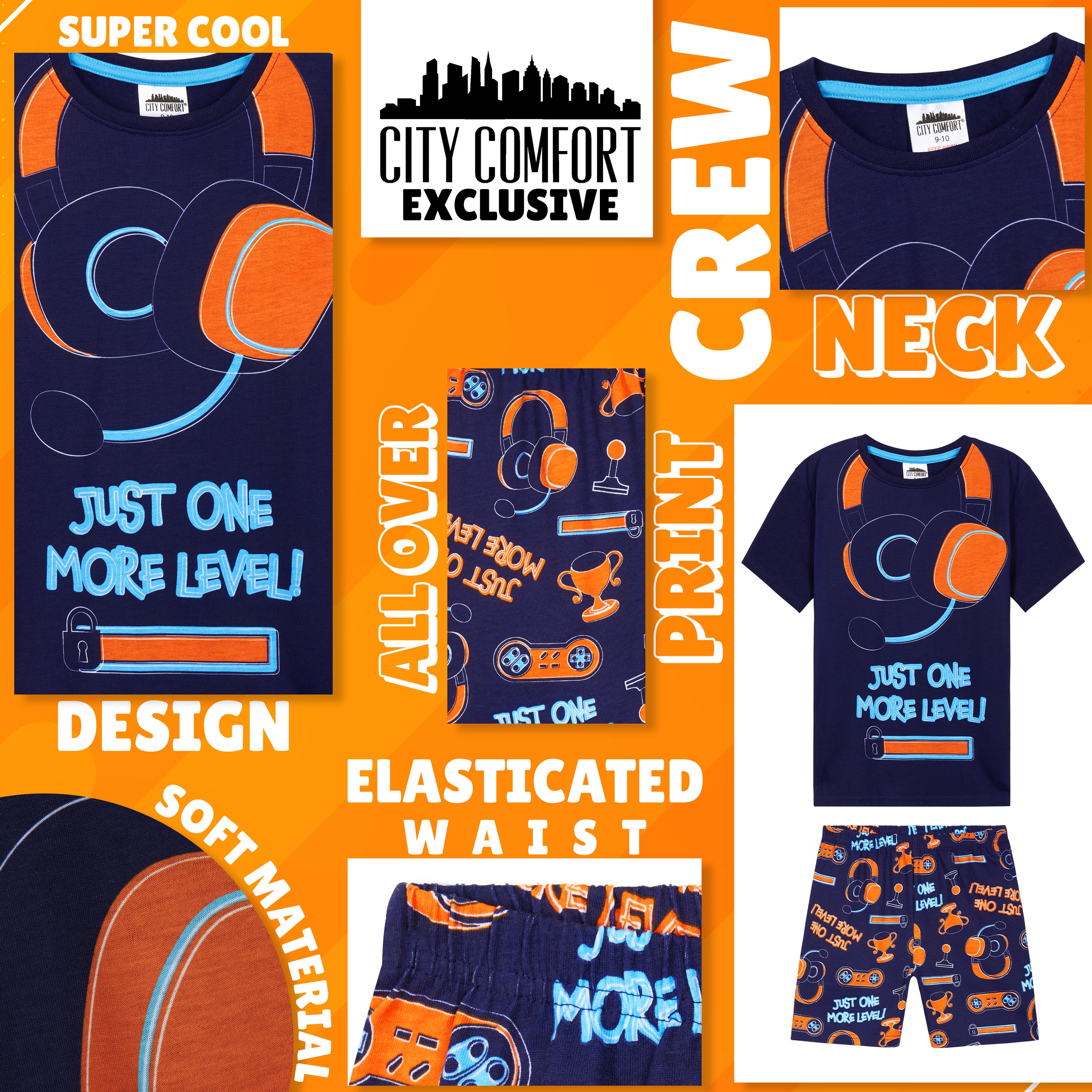citycomfort-pyjama-gar-on-court-gamer-7-14-ans image 4