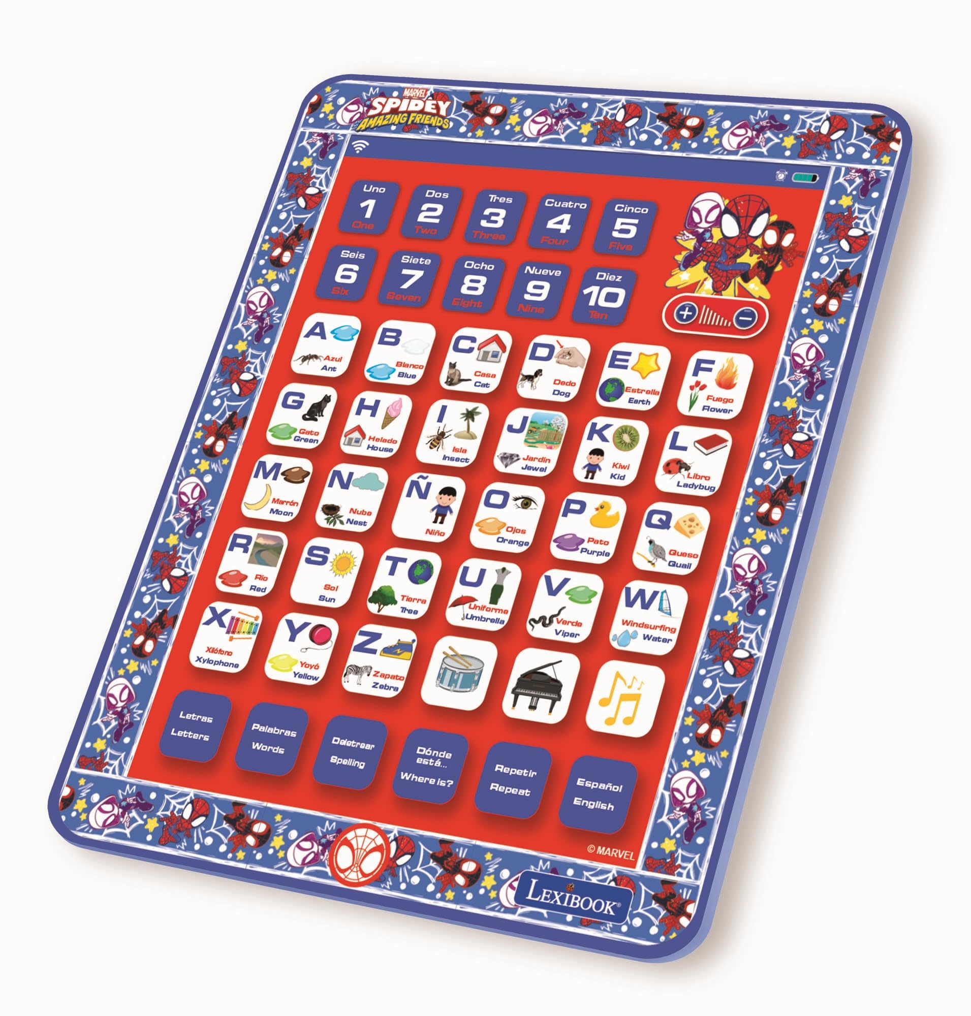 lexibook-spidey-jcpad002spi2-tablette-ducative-bilingue-bleu-rouge image 2