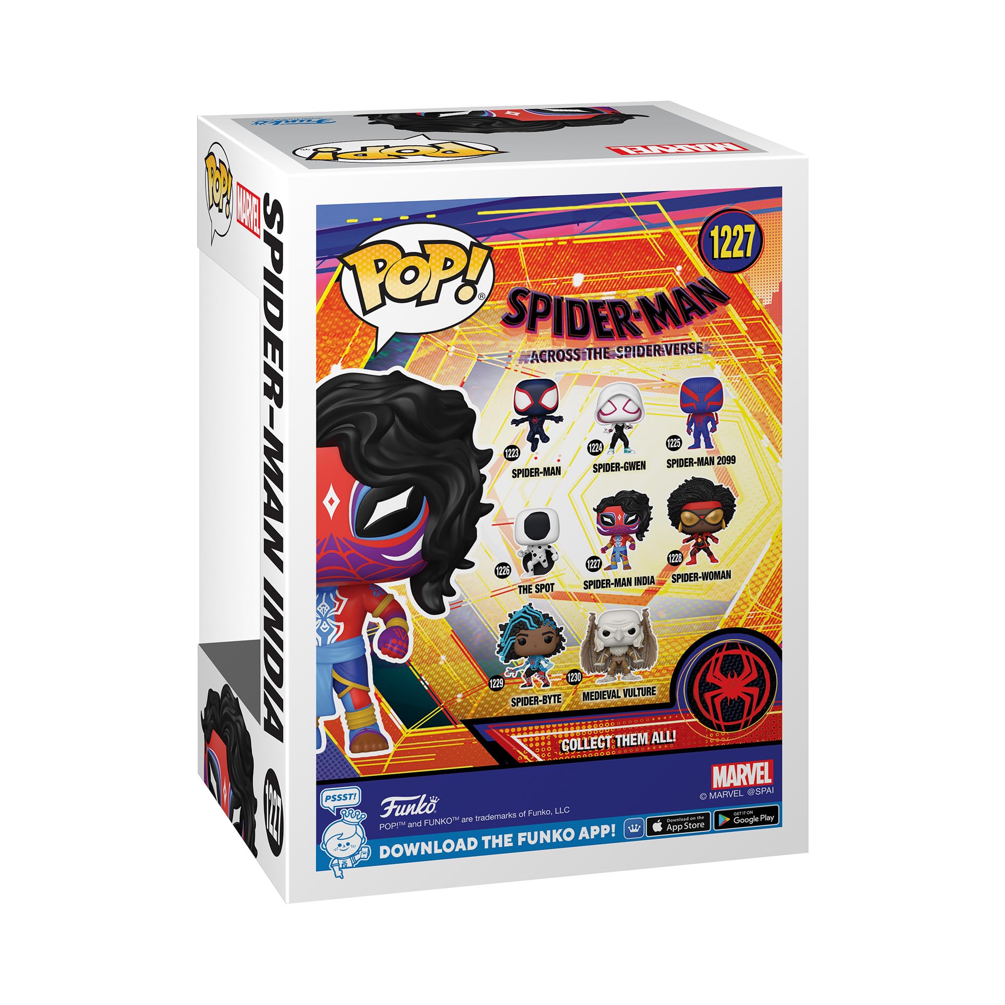 funko-pop-spider-verse-spider-man-india-figurine-vinyle-pavitr image 4