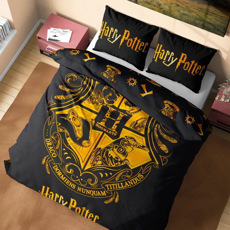 harry-potter-parure-housse-de-couette-simple-ado-coton image 1