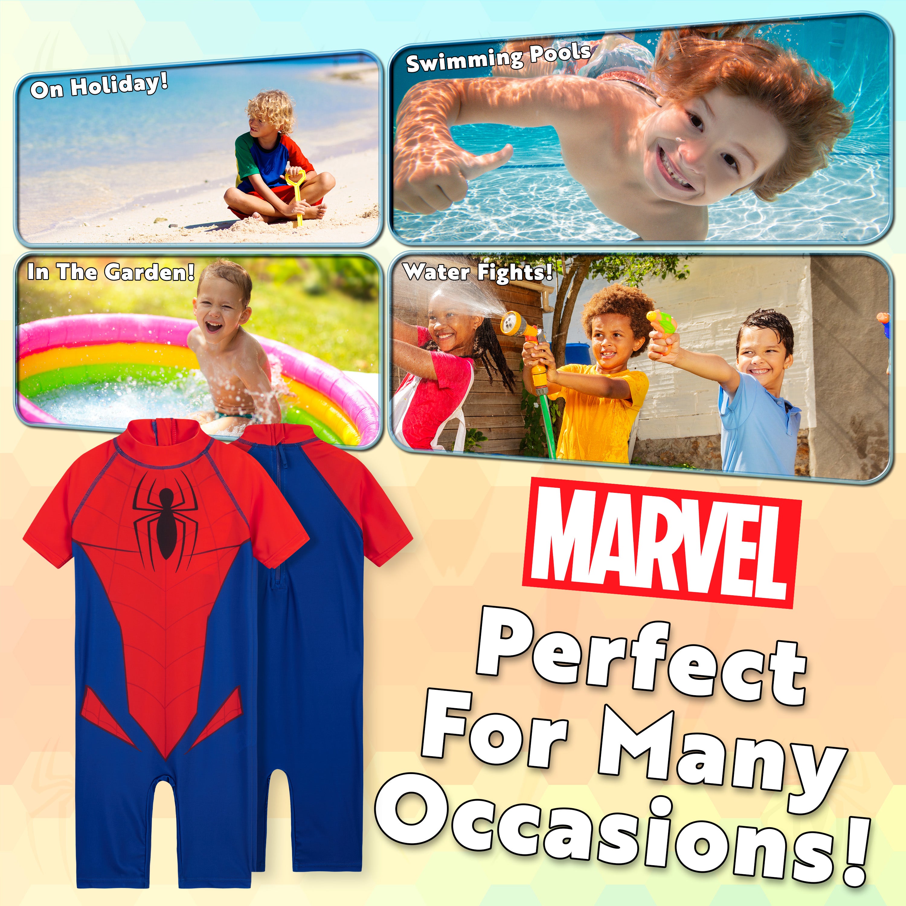 marvel-spider-man-maillot-gar-on-une-pi-ce-5-6-ans image 4