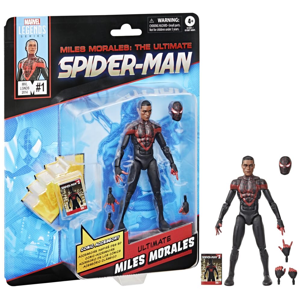 marvel-legends-ultimate-miles-morales-spider-man-figurine-15-cm image 3