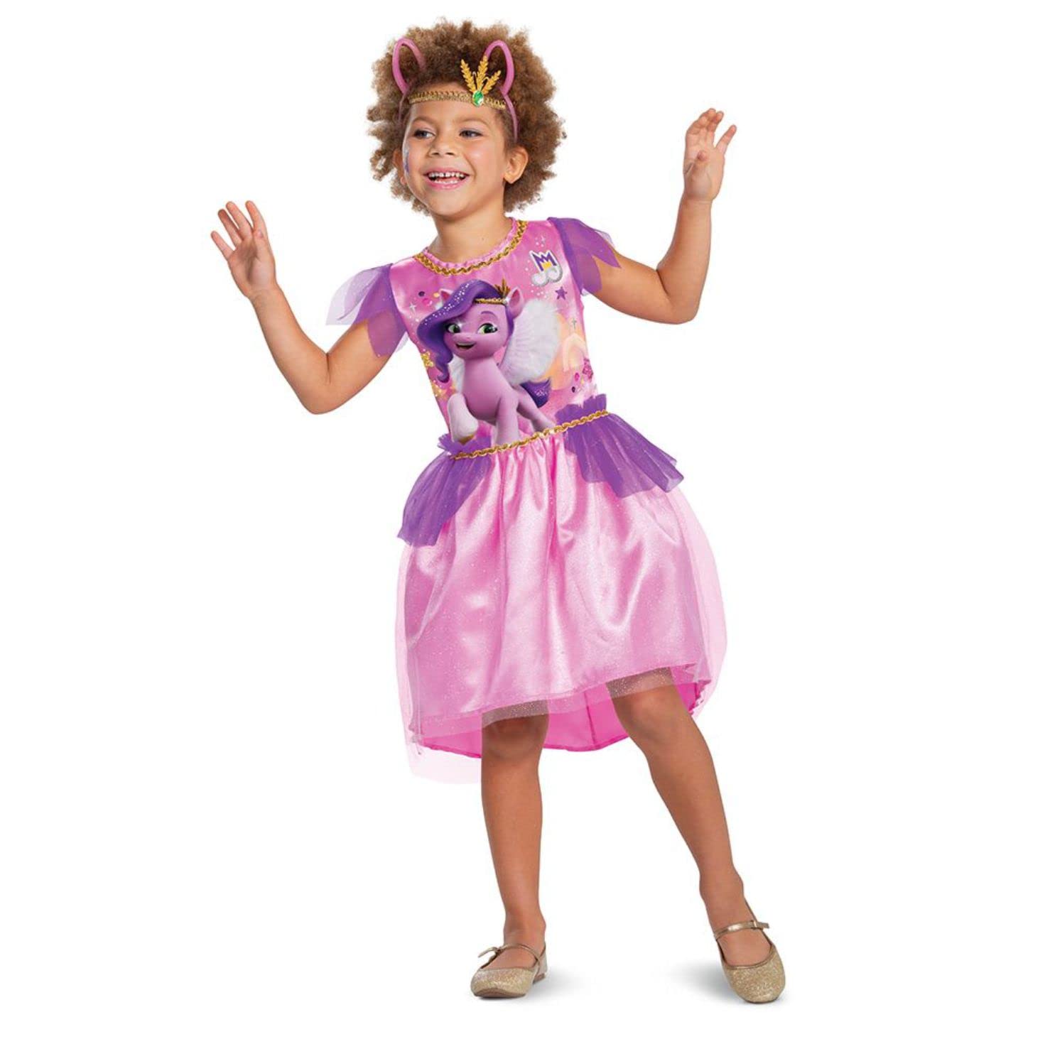 my-little-pony-pipp-petals-d-guisement-robe-rose-4-6-ans image 1