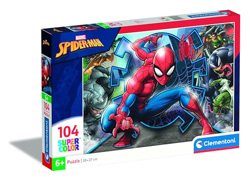 marvel-spider-man-puzzle-enfant-104-pi-ces-6-ans-clementoni image 7