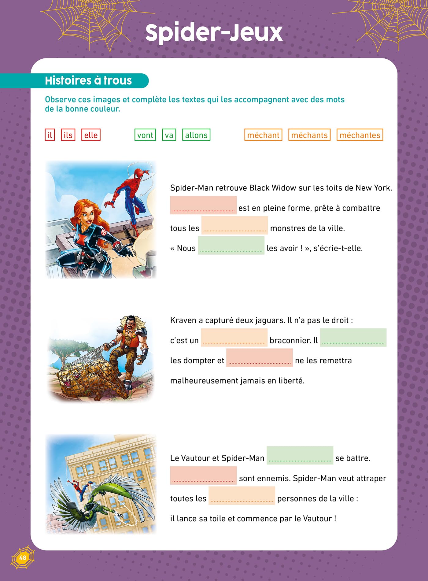 marvel-spider-man-mon-super-cahier-ce1-cahier-maths-fran-ais image 5
