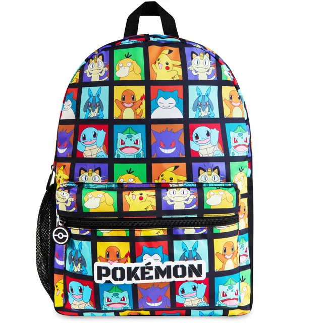 pok-mon-sac-dos-enfant-scolaire-poche-gourde-bretelles-matelass-es image 1