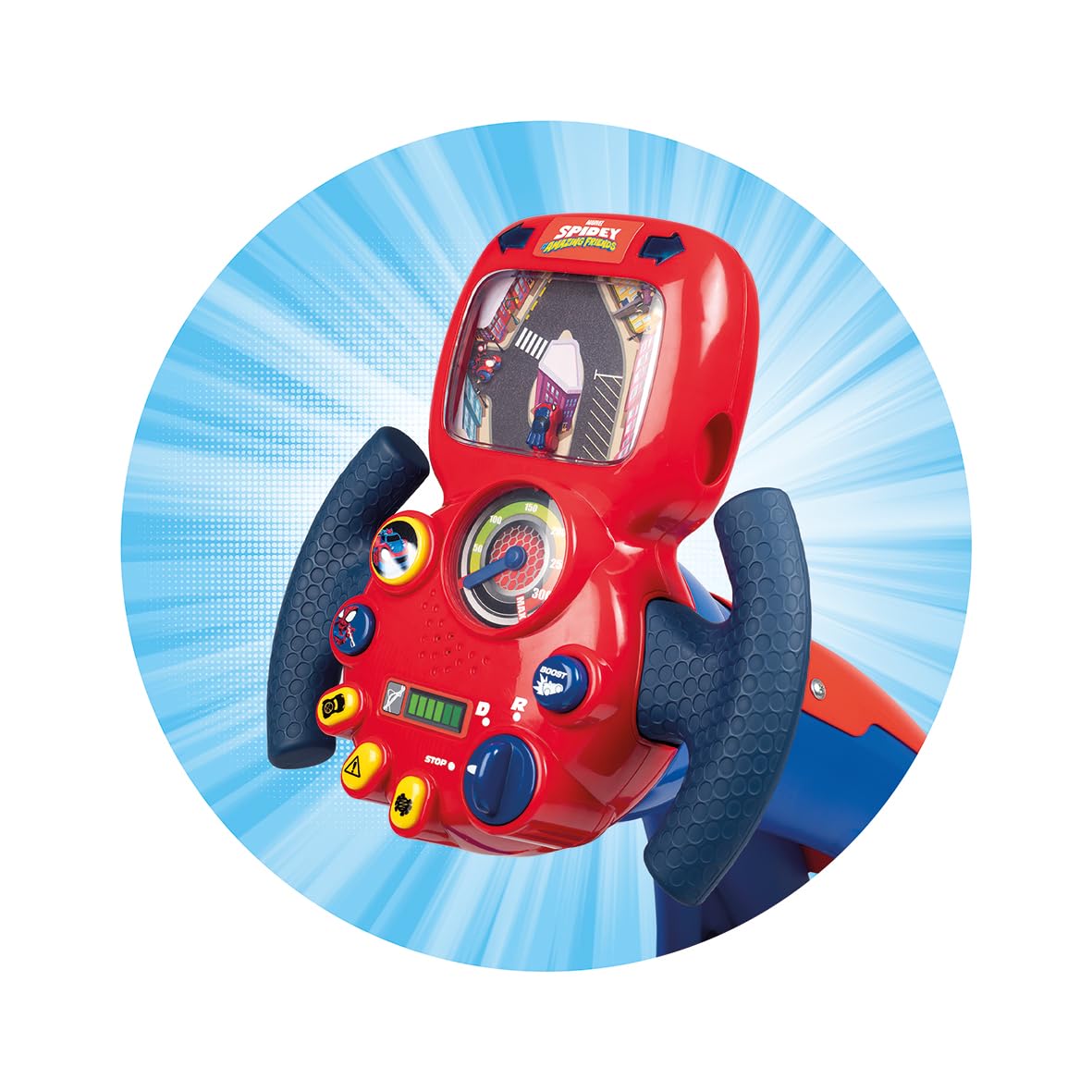 smoby-spidey-v8-driver-simulateur-conduite-enfant-3-ans-sons-lumires image 3