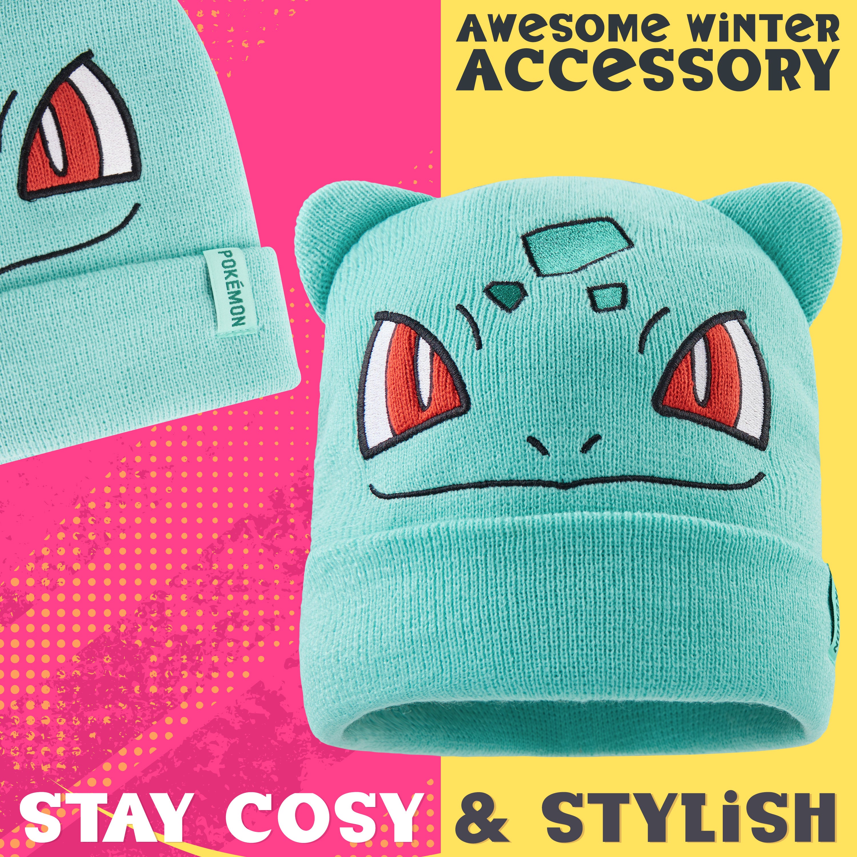 pokemon-boys-bonnet-enfant-hiver-tricot-chaud-taille-unique image 5