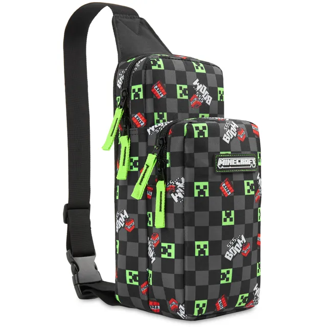 minecraft-sac-bandouli-re-creeper-enfant-sangle-ajustable image 1