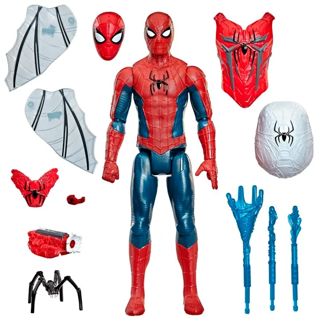 marvel-titan-series-brand-new-day-figurine-spider-man-29-cm-12-accessoires image 1