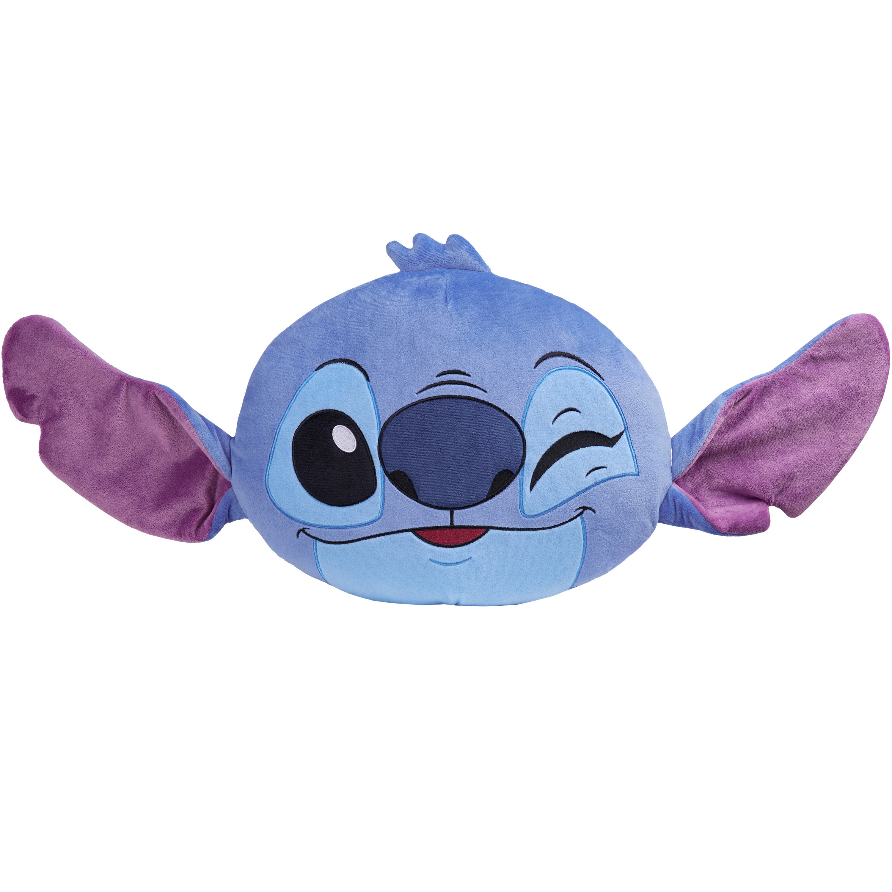 disney-stitch-coussin-peluche-bleu-violet-39-5x31-cm image 1