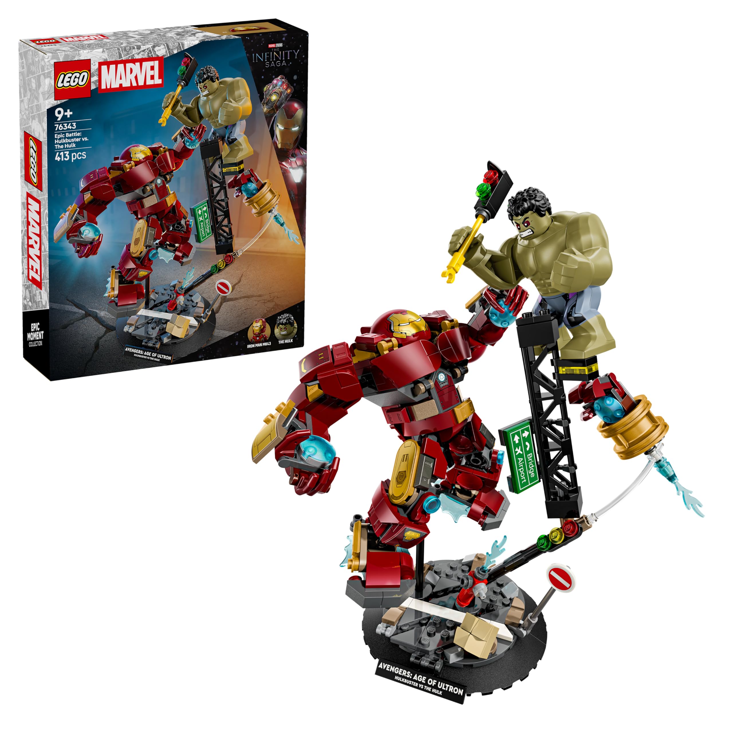 lego-marvel-76343-hulkbuster-contre-hulk-construction-413-pi-ces image 1