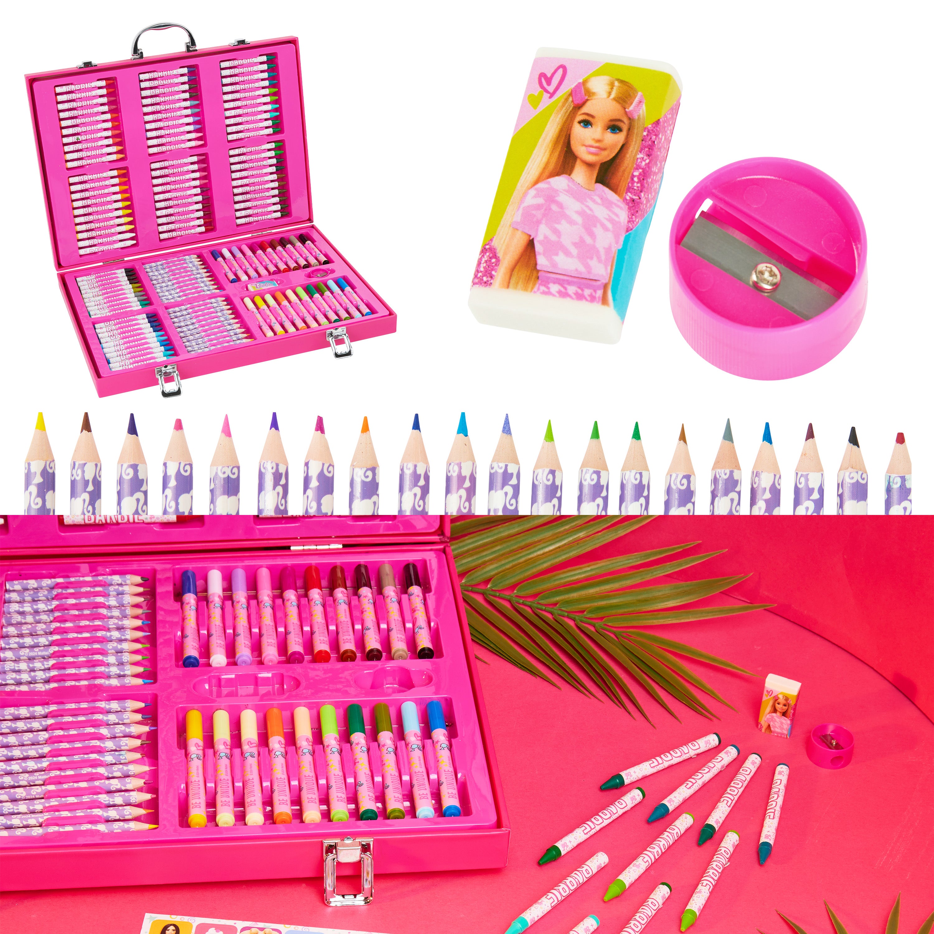 barbie-school-supplies-coffret-dessin-130-pi-ces-voyage-fille image 4
