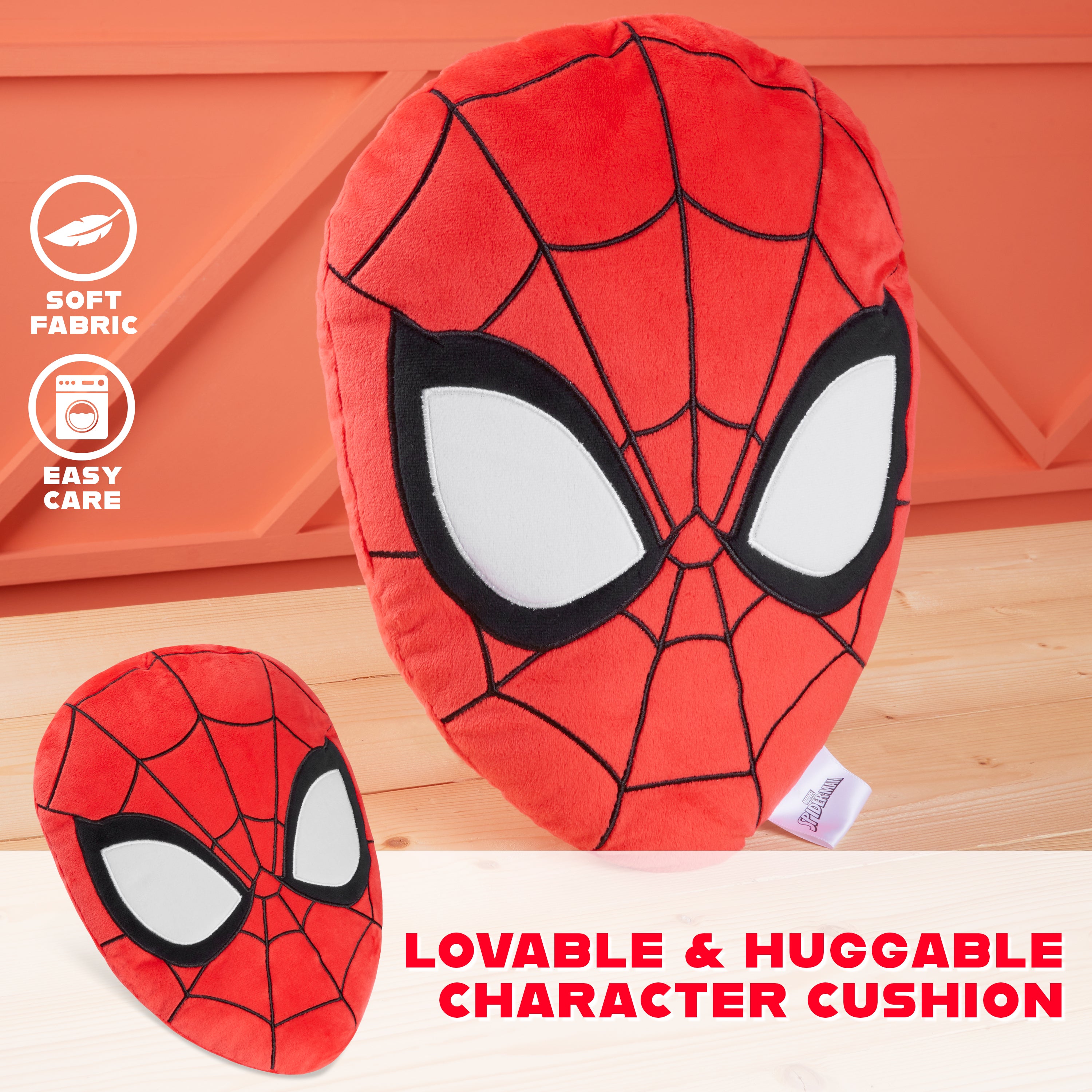 disney-spider-man-coussin-peluche-3d-34x25cm-rouge image 6