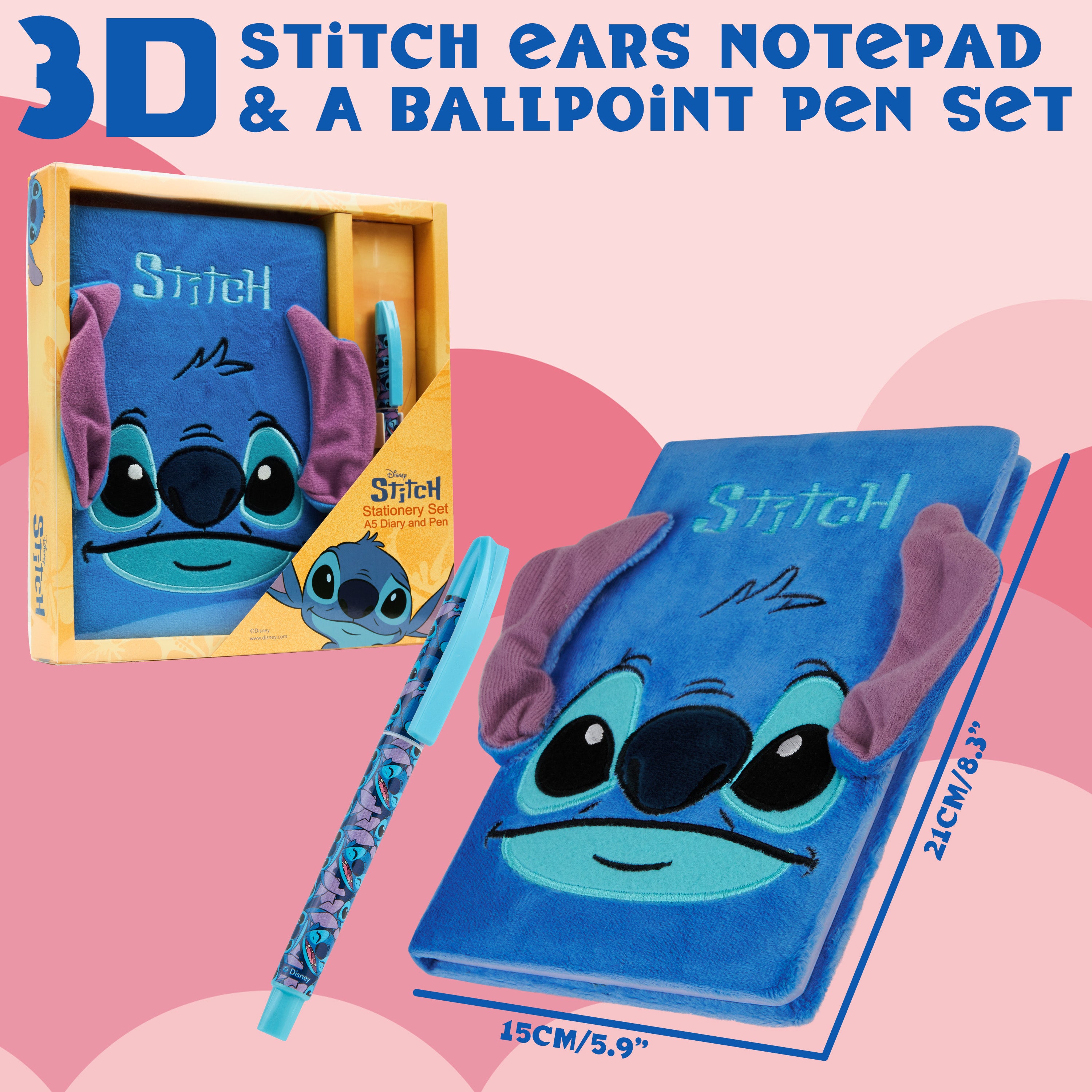 disney-stitch-journal-intime-a5-peluche-bleue-stylo-coffret image 6