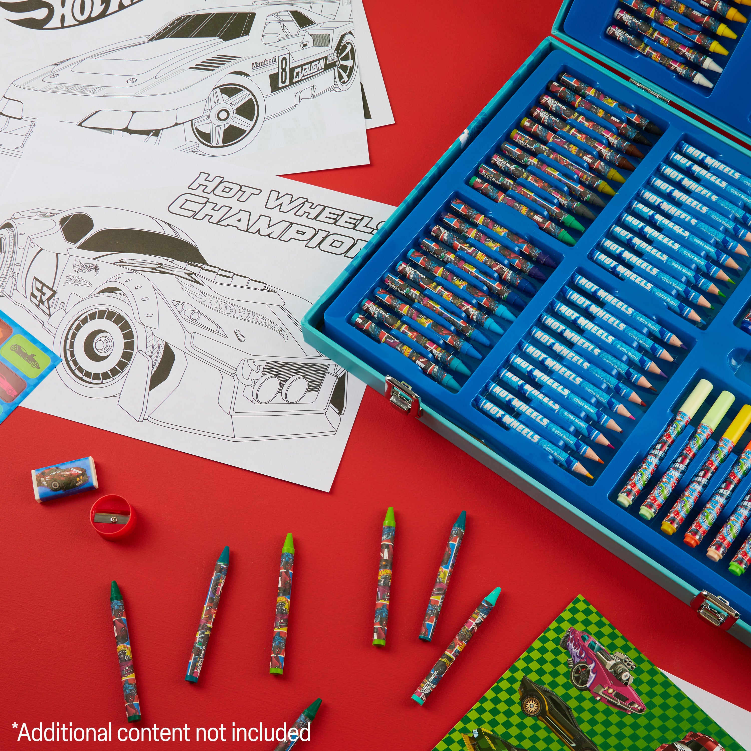 hot-wheels-set-dessin-enfant-130-pi-ces-mallette-coloriage image 5