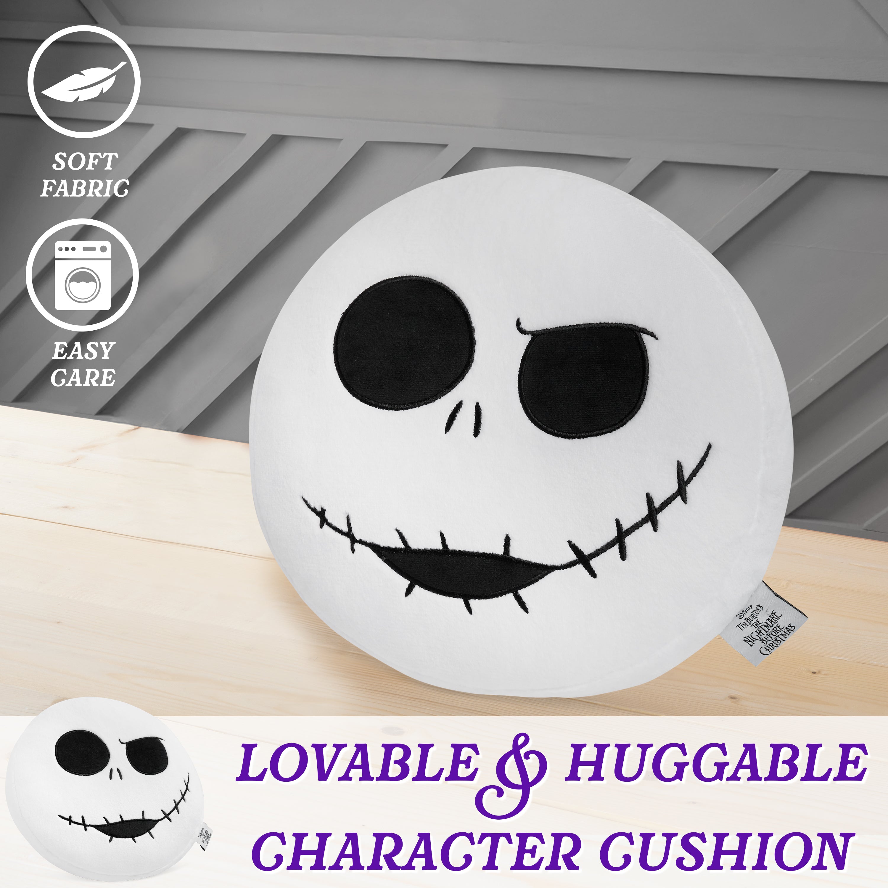 disney-nightmare-coussin-peluche-3d-35x33cm-jack image 6