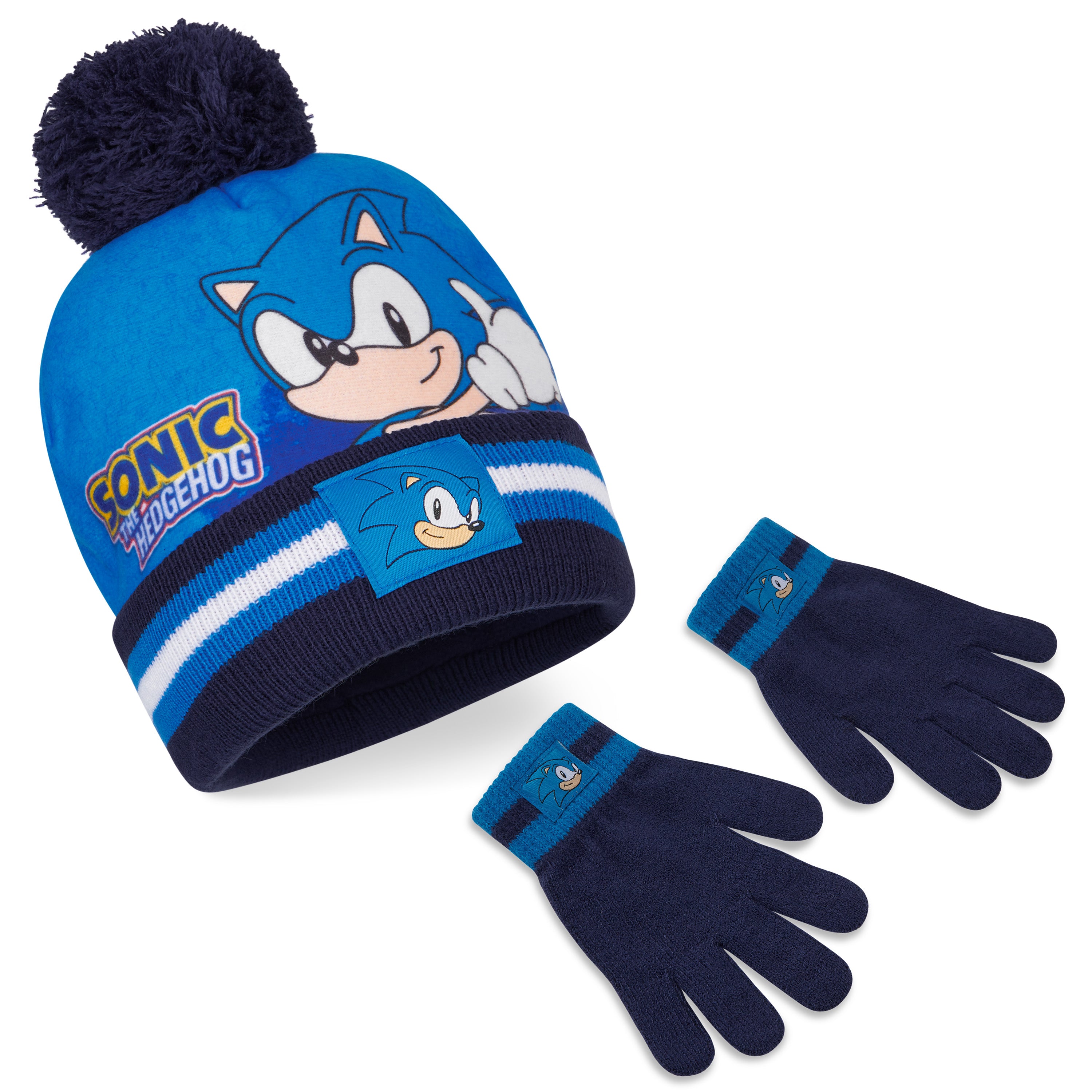 sonic-the-hedgehog-ensemble-bonnet-charpe-gants-gar-on-chaud image 1