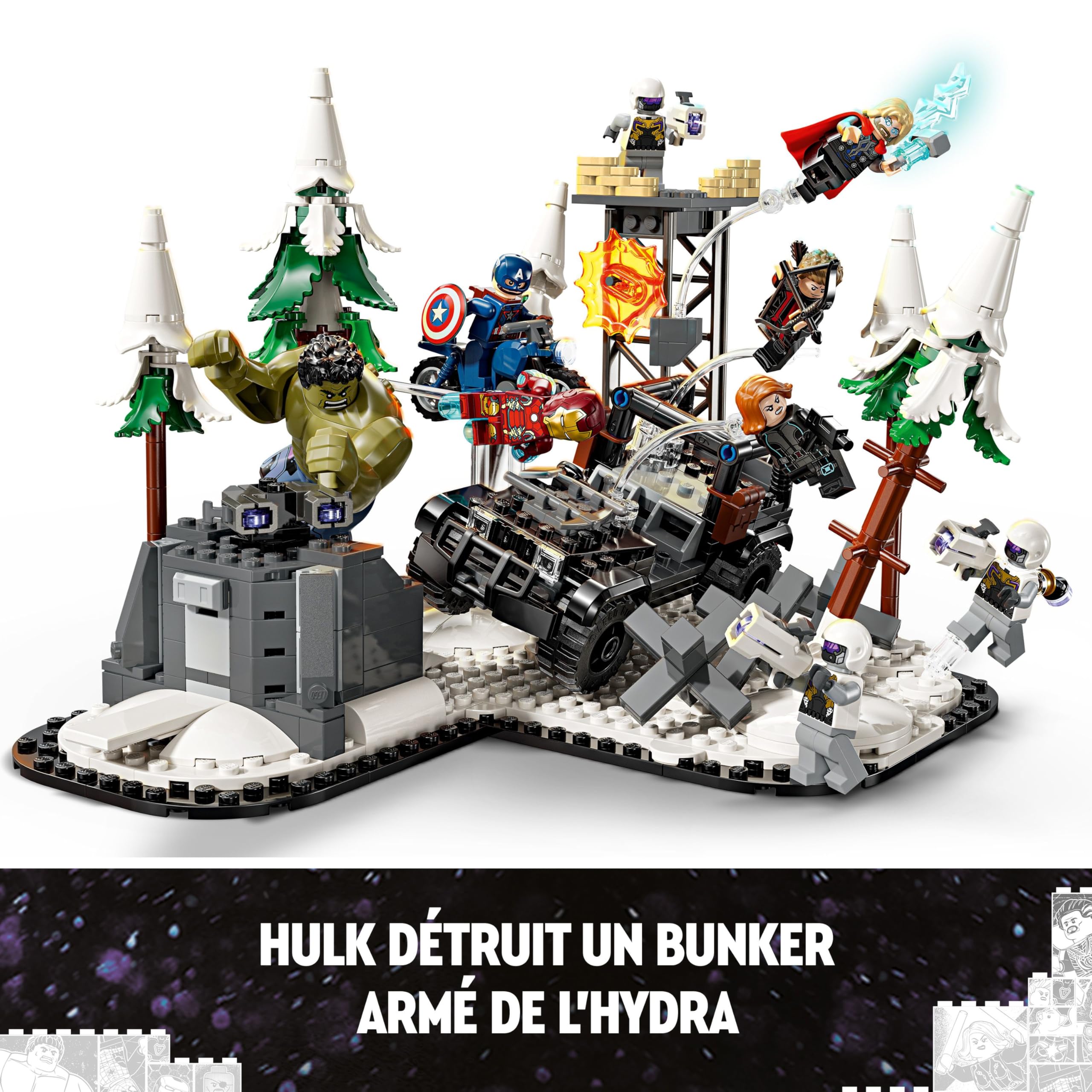 lego-marvel-76291-avengers-rassemblement-re-d-ultron-jeu-613-pcs image 4