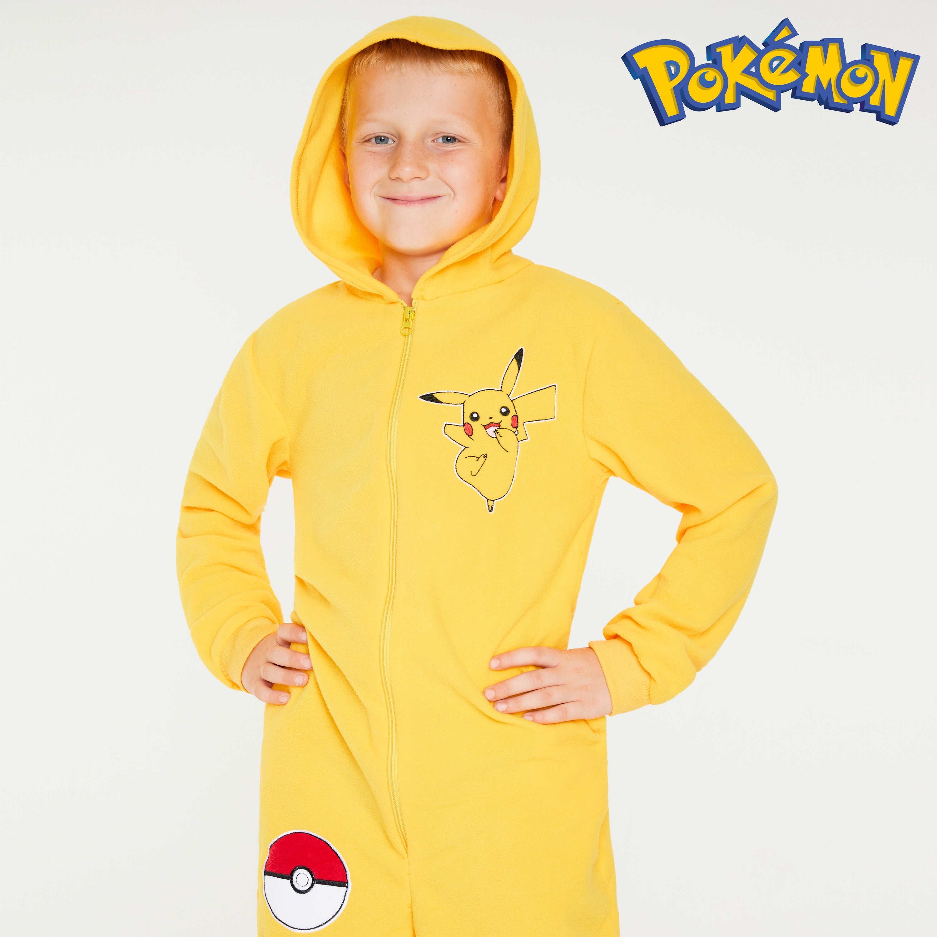 pok-mon-combi-pyjama-gar-on-polaire-capuche-7-8-ans image 5