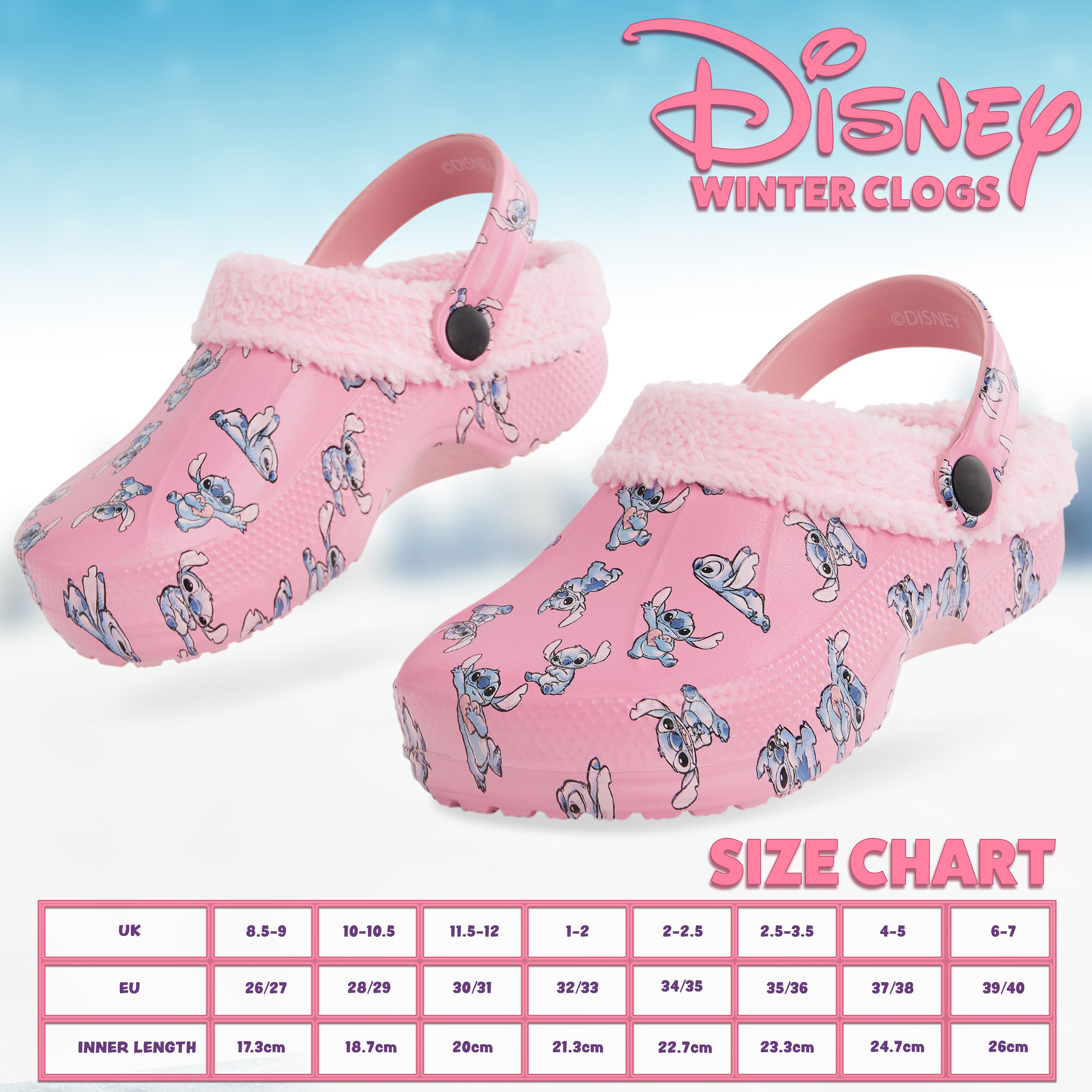 disney-stitch-sabots-enfant-polaire-breloques-bleus image 6