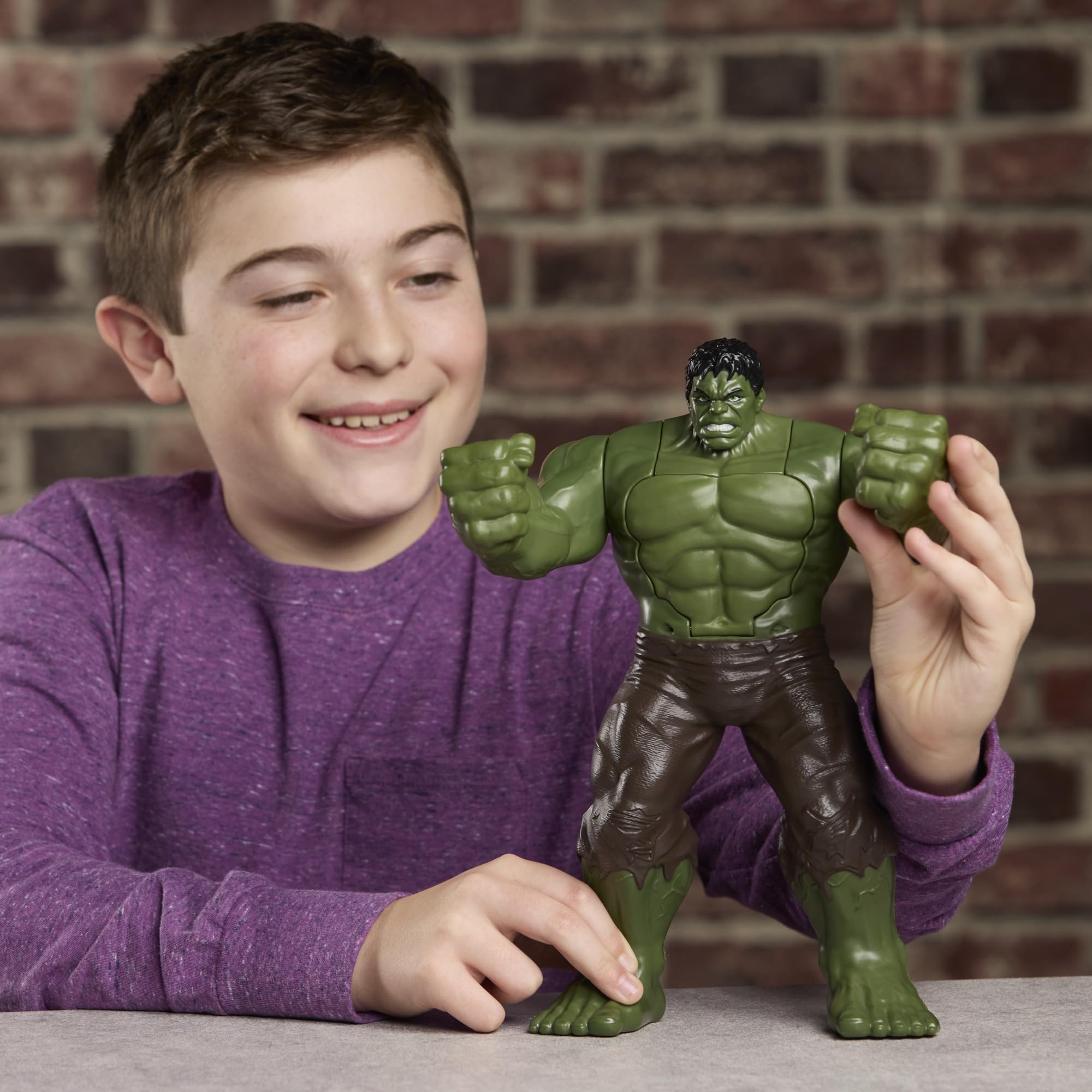 hasbro-marvel-hulk-frappe-sauvage-figurine-29-9-cm image 3