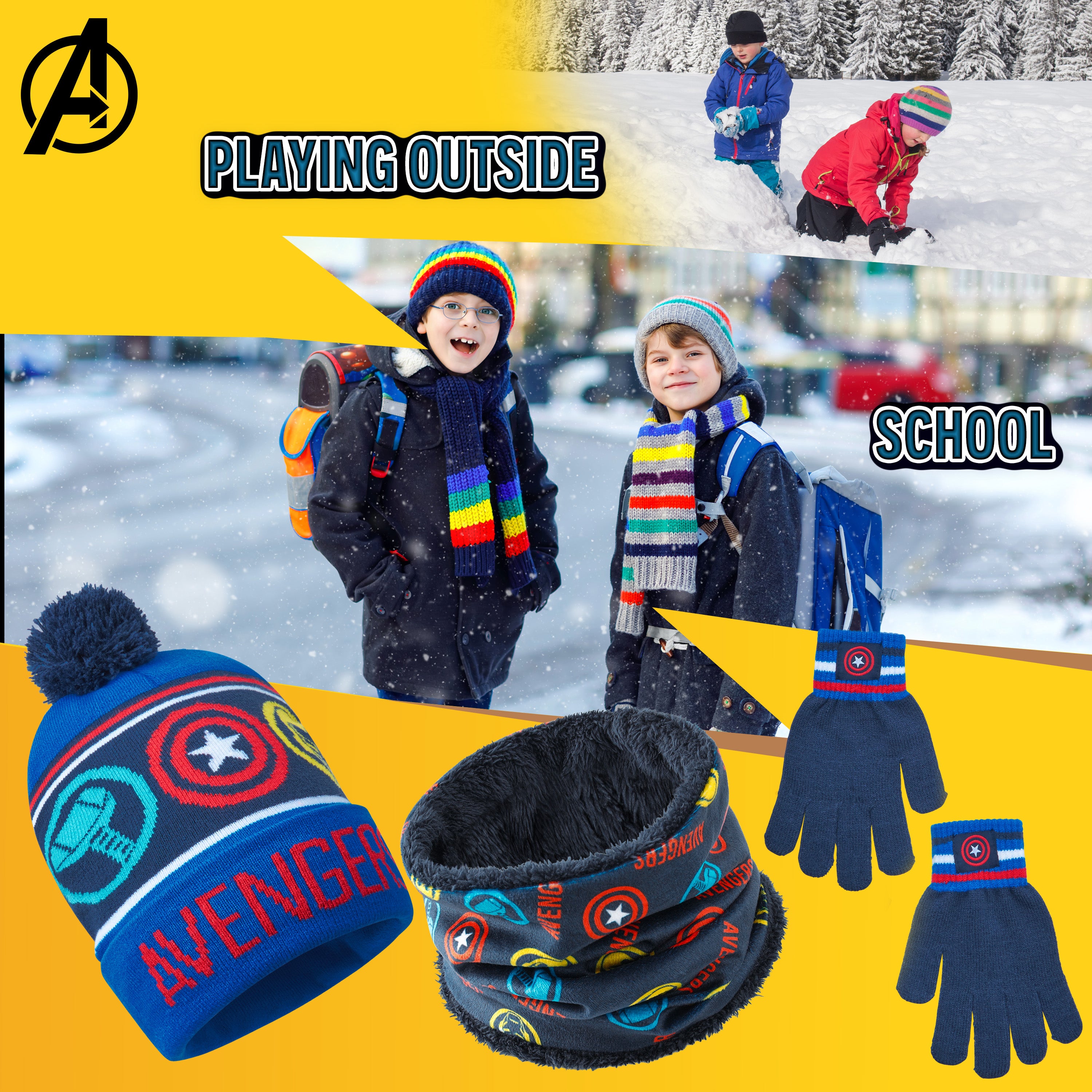 marvel-avengers-ensemble-hiver-gar-on-bonnet-charpe-gants image 5