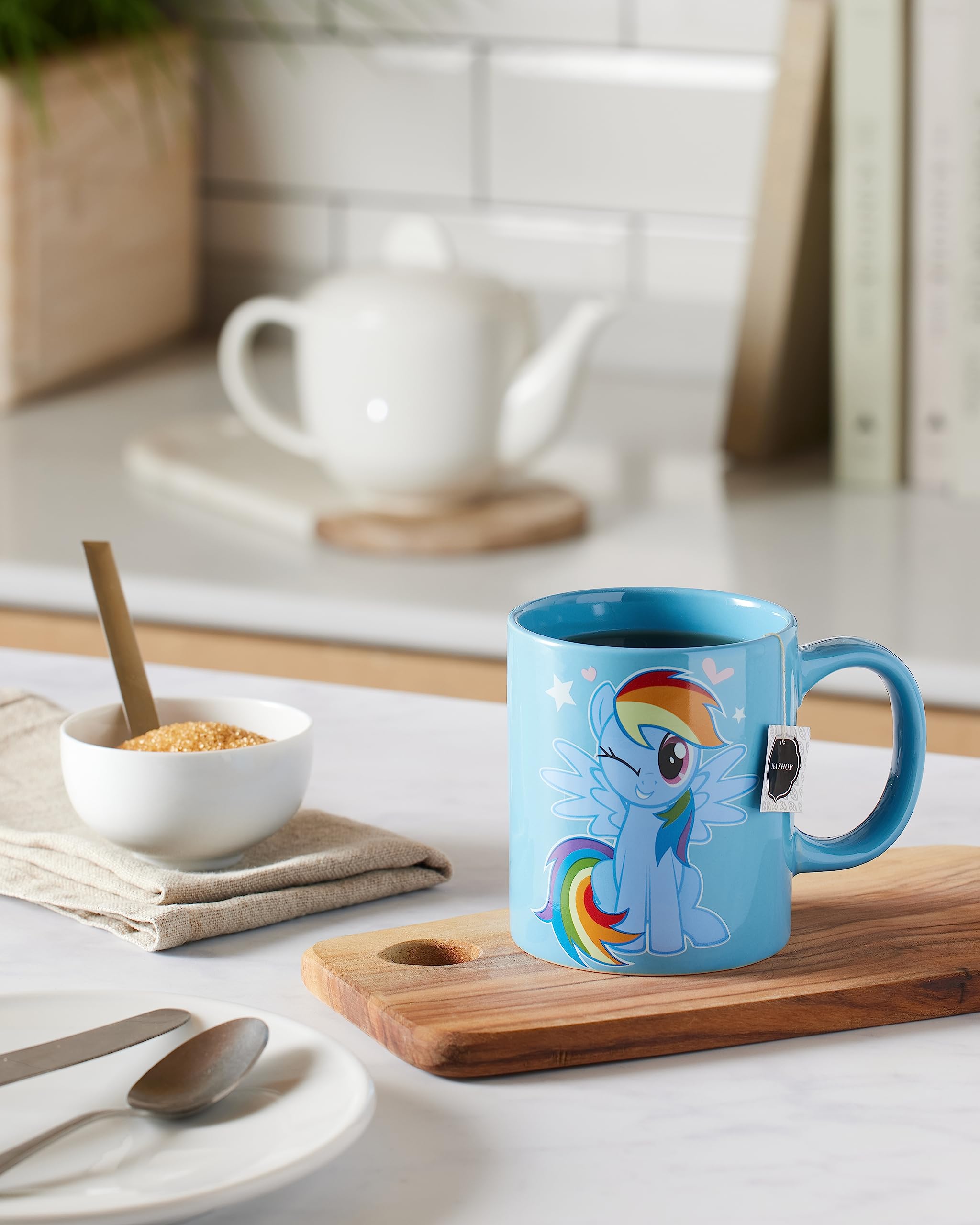 my-little-pony-rainbow-dash-tasse-c-ramique-bleue-320-ml image 4