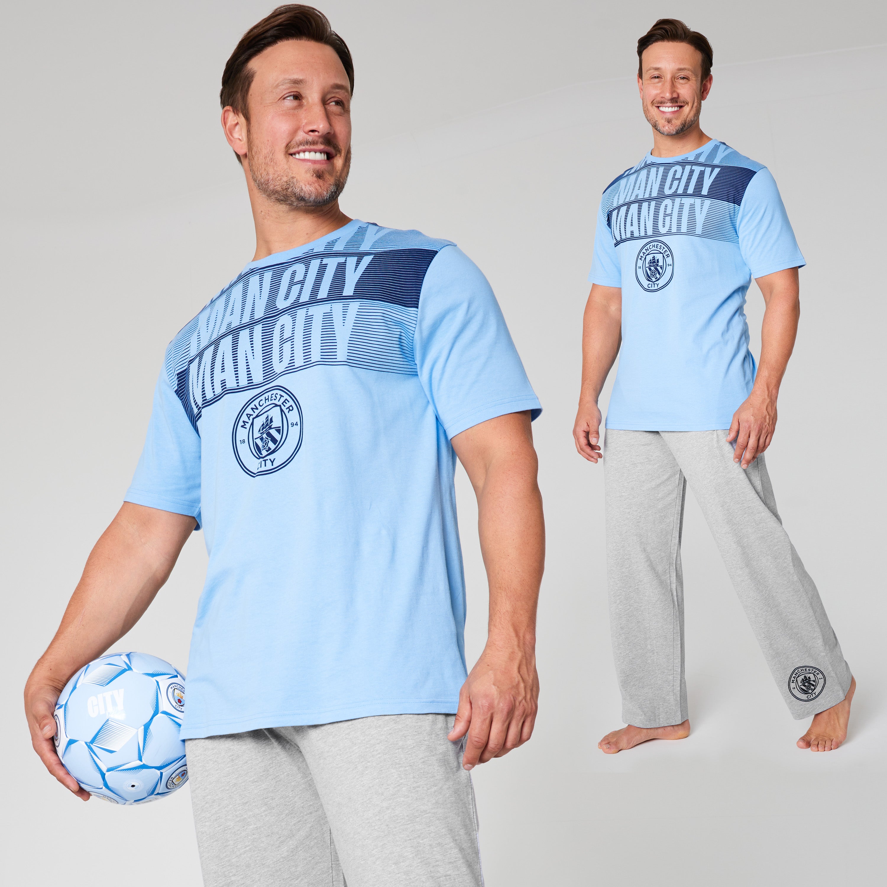 manchester-city-pyjama-homme-coton-2-pi-ces-bleu-taille-m image 5