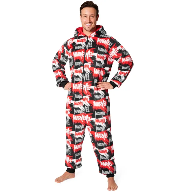 marvel-onesie-homme-polaire-capuche-multi-taille-l image 1