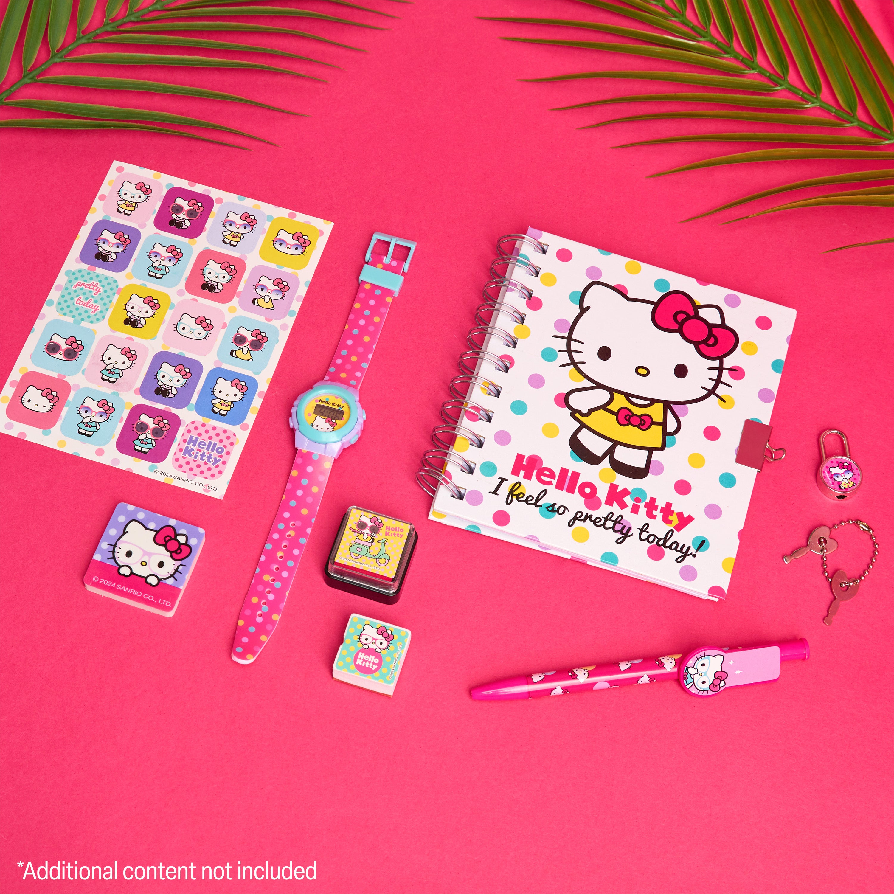 hello-kitty-montre-digitale-fille-coffret-journal-et-tampons image 5