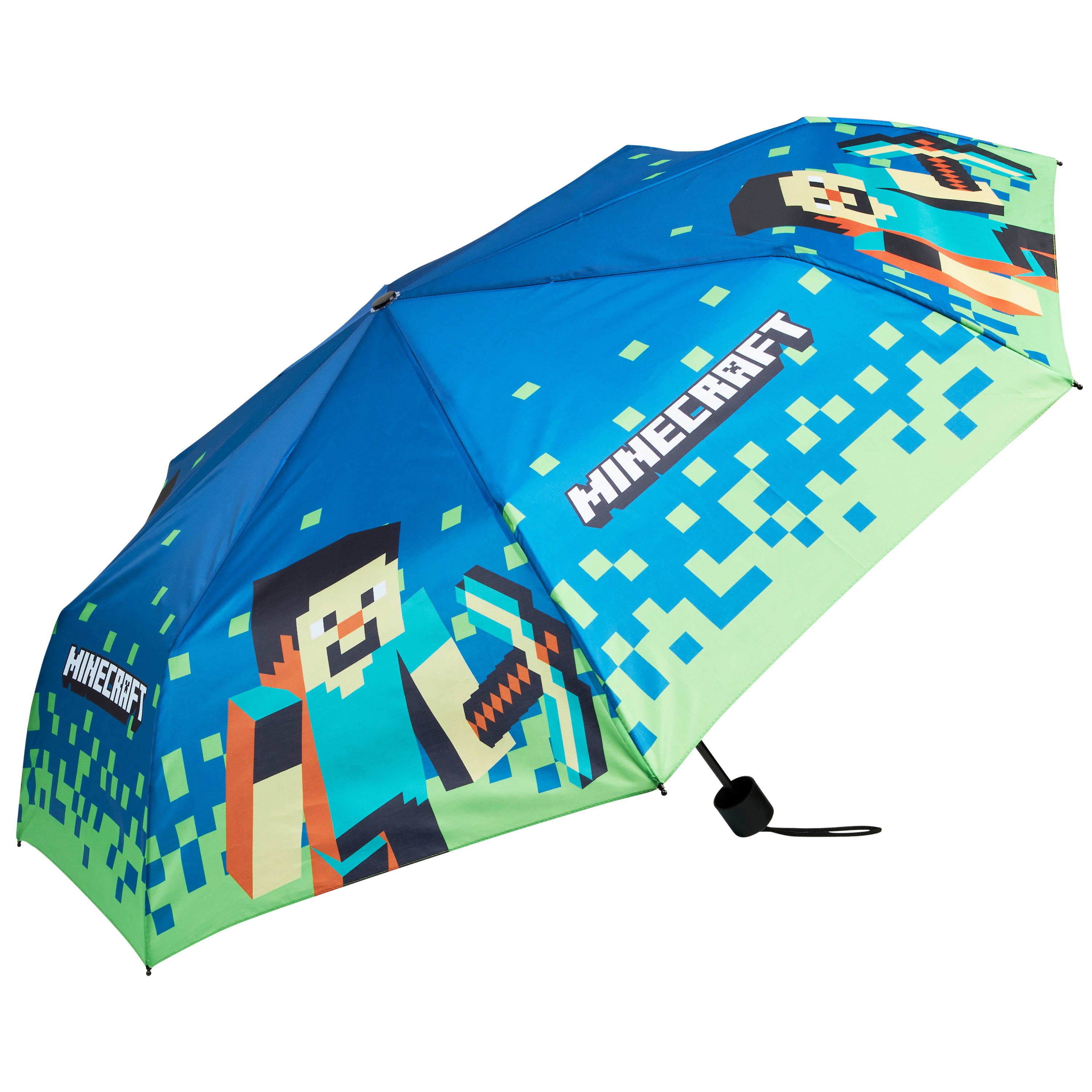 minecraft-parapluie-pliable-t-lescopique-enfant-l-ger image 1
