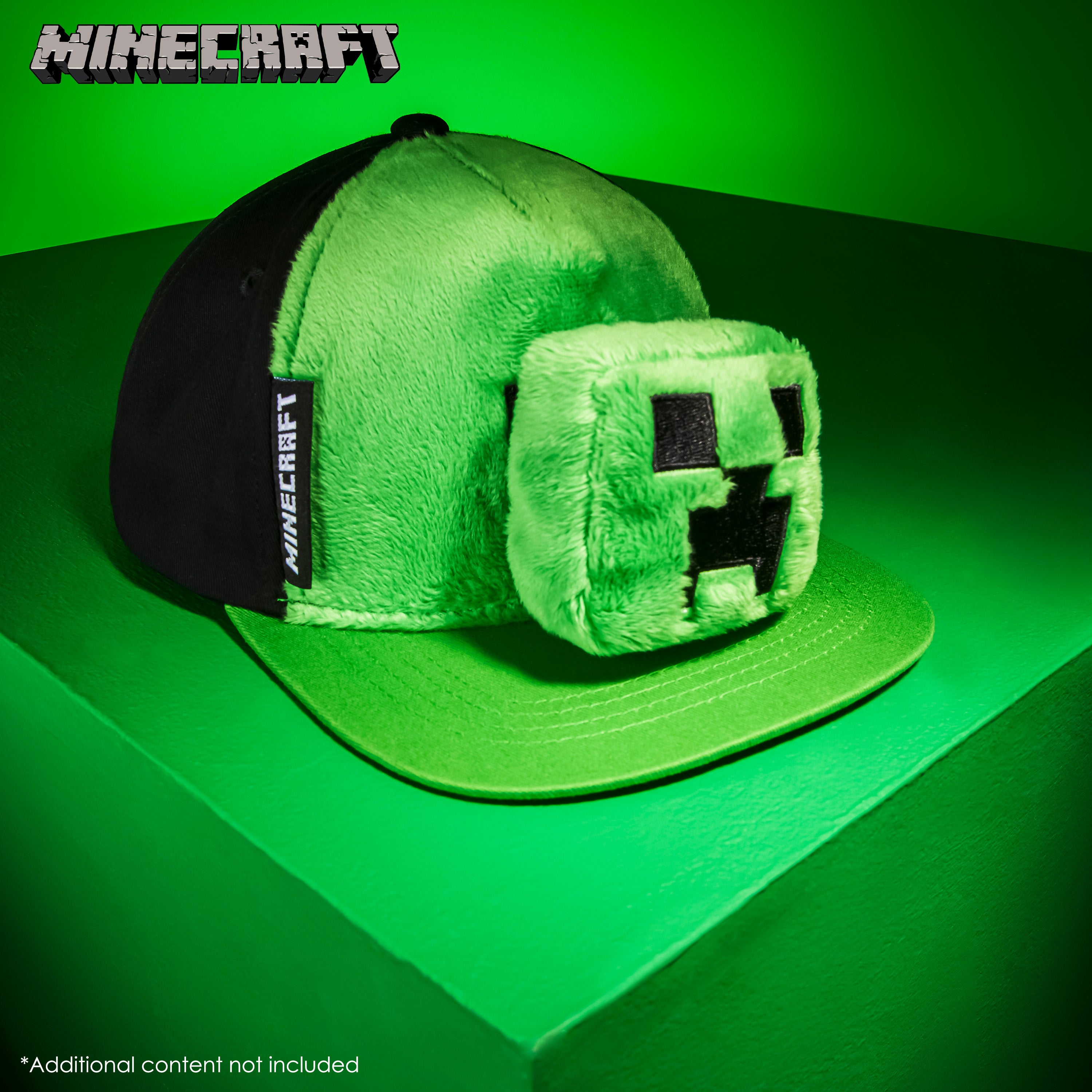 minecraft-casquette-gar-on-coton-peluche-amovible-gamer image 2