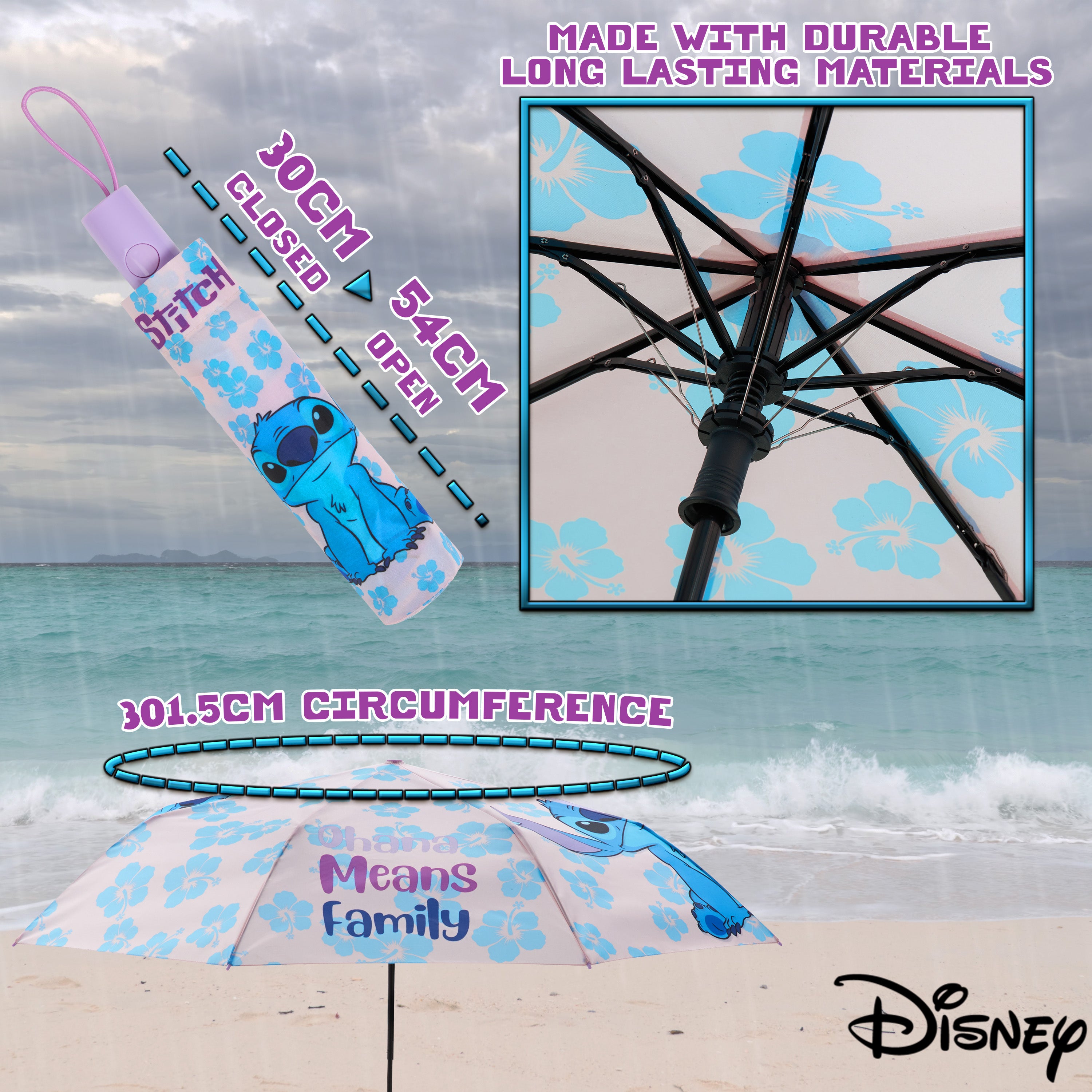 disney-stitch-parapluie-pliant-t-lescopique-enfant image 6