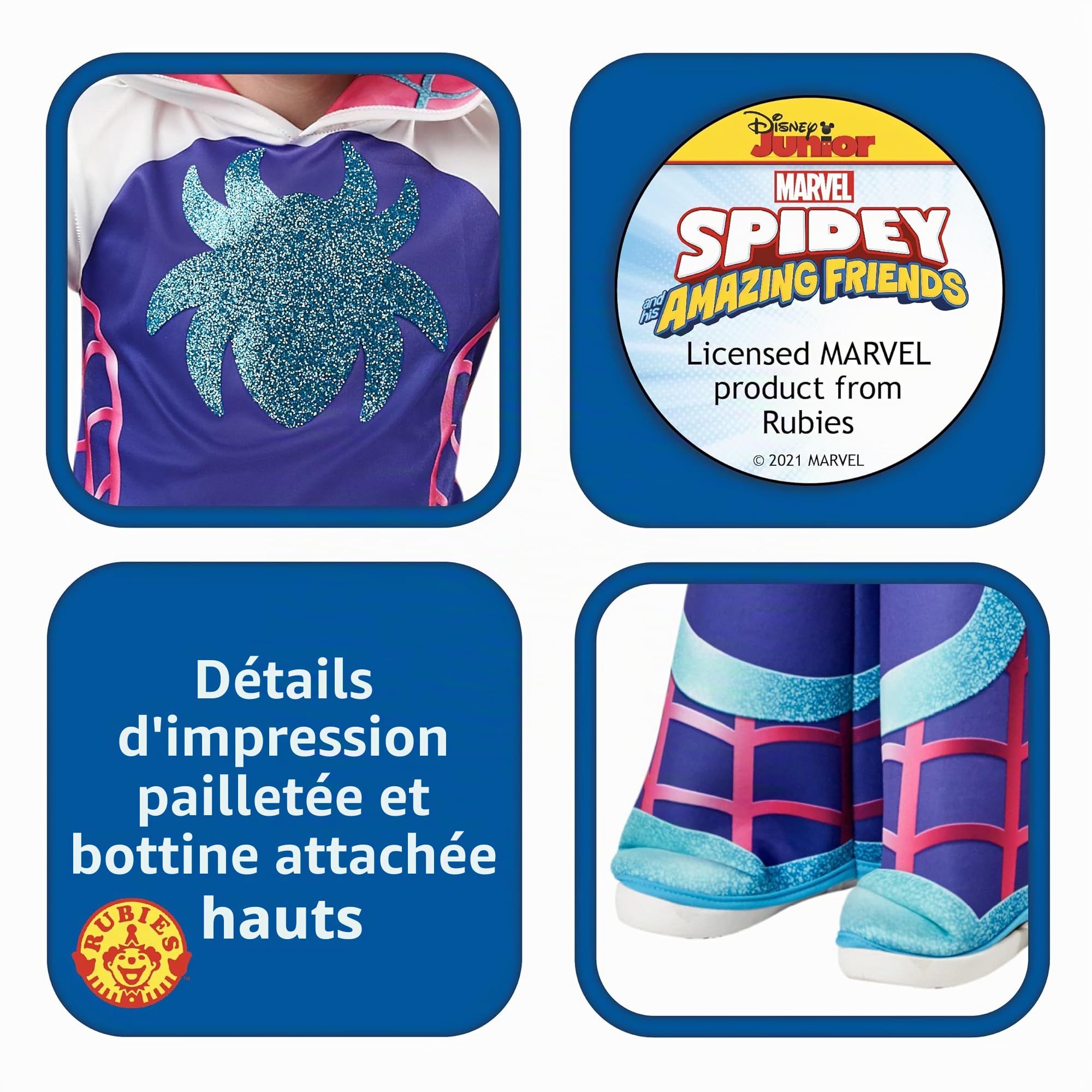 rubies-marvel-spidey-ghost-spider-costume-luxe-enfant-2-3-ans image 4