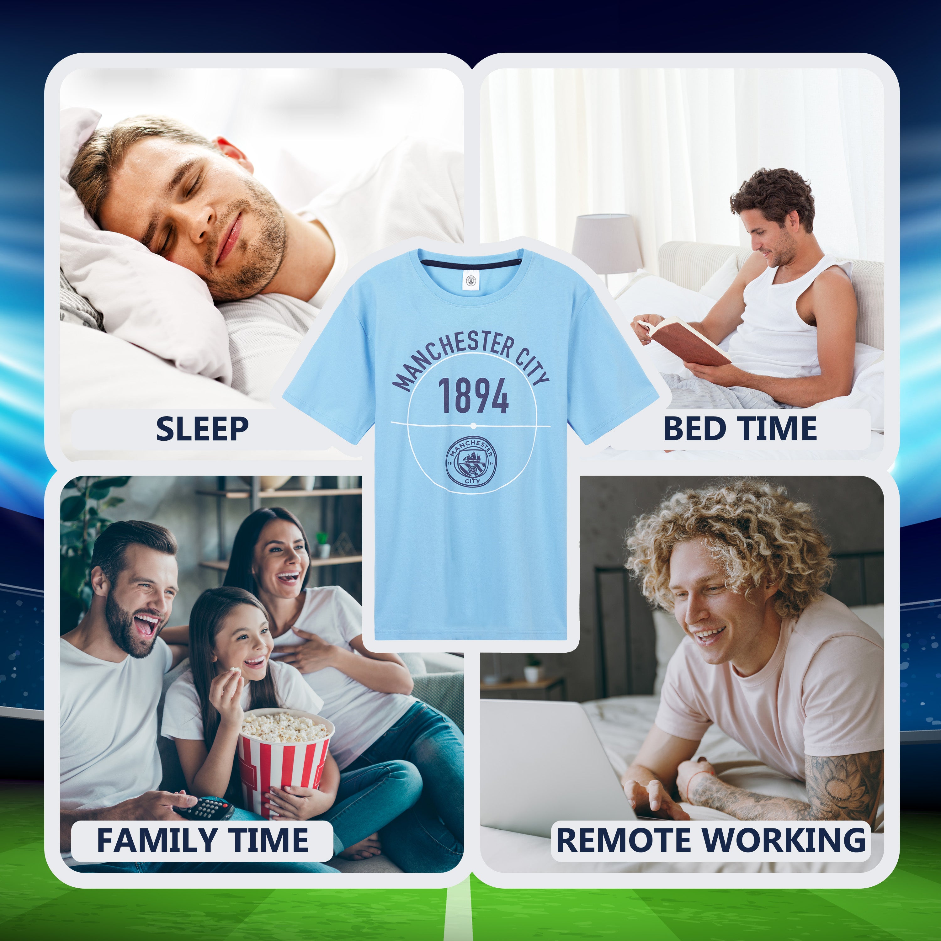 get-trend-men-manchester-city-pyjama-homme-coton-short image 4