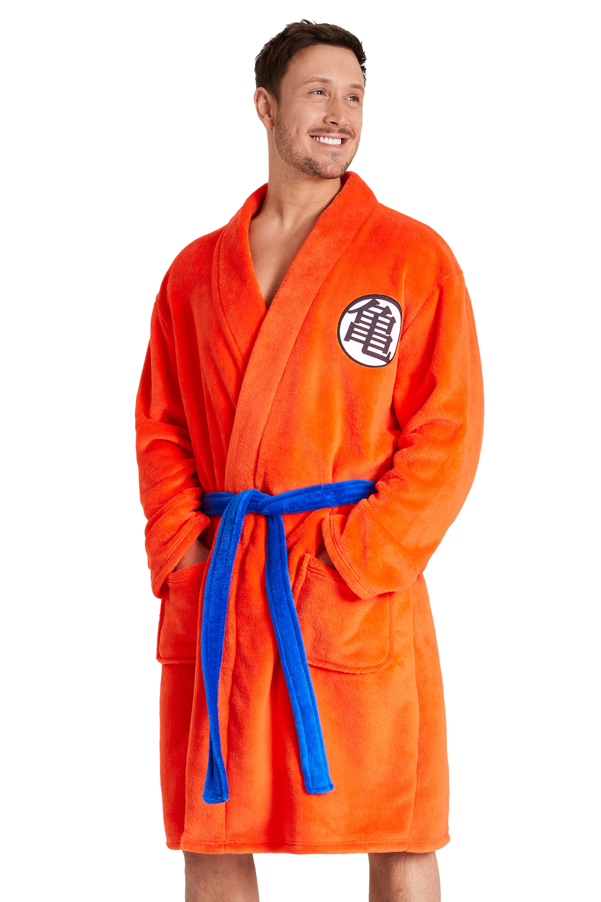 dragon-ball-z-peignoir-homme-polaire-ceinture image 1