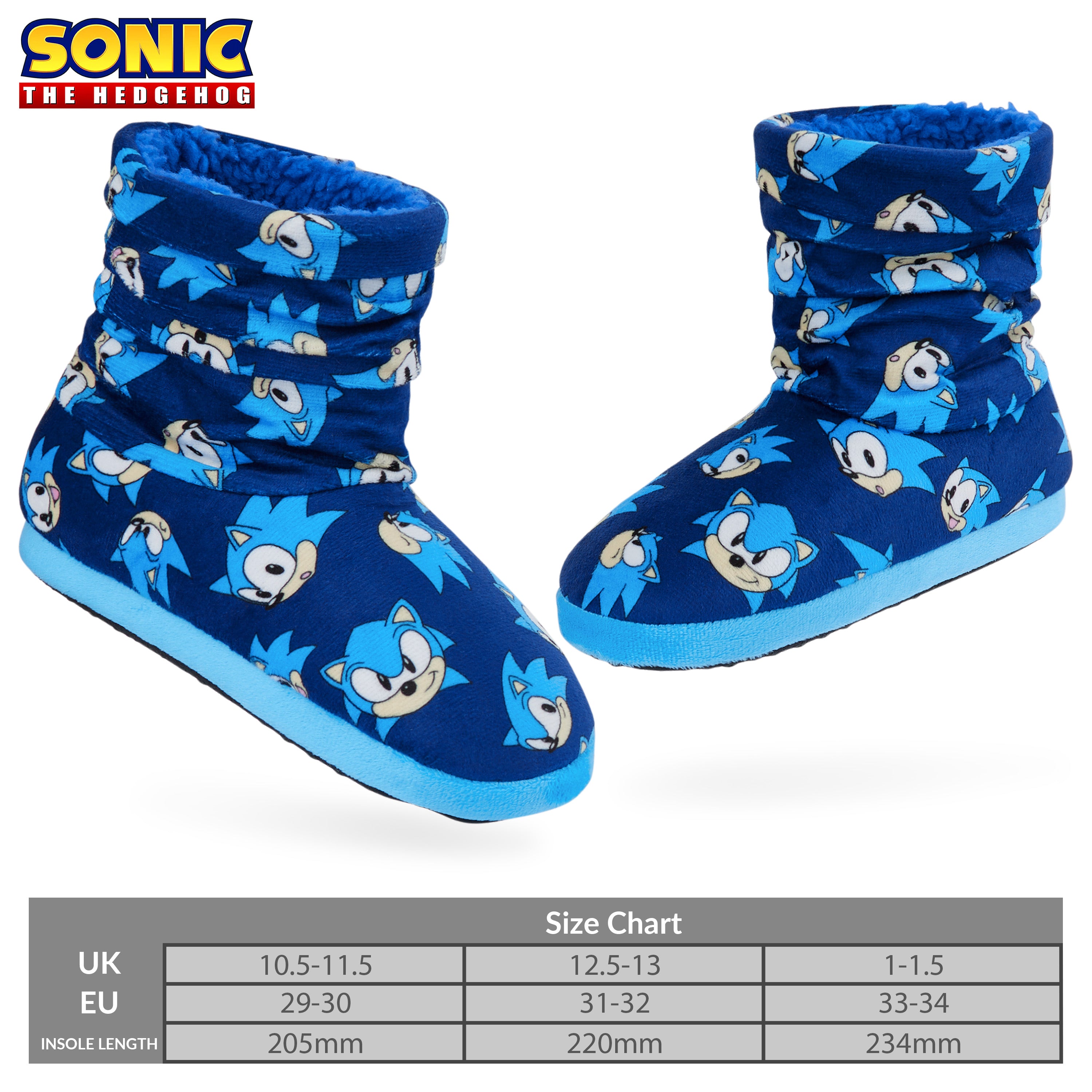 get-trend-sonic-chaussons-gar-on-boots-peluche-chaud image 6