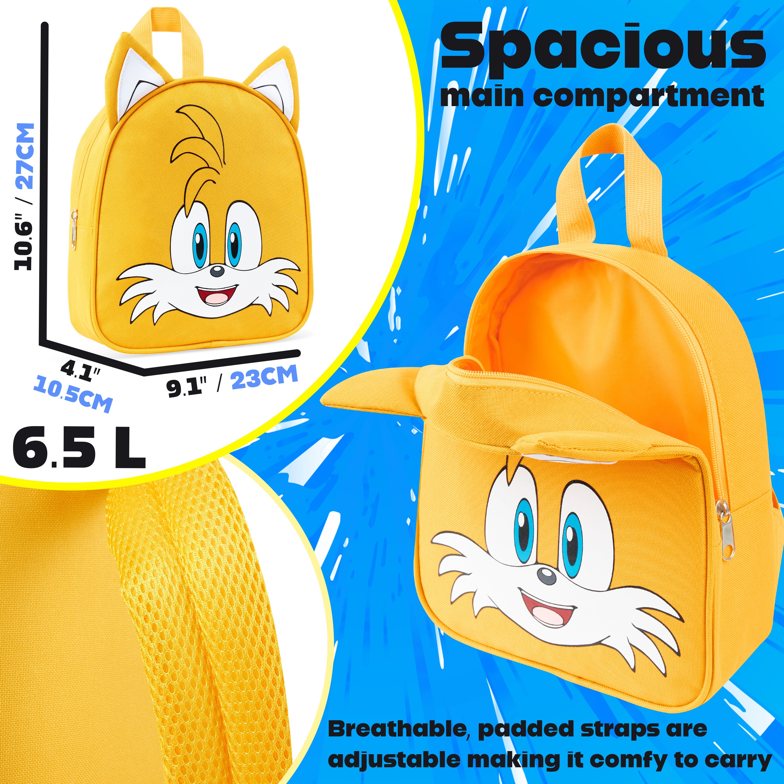 get-trend-sonic-sac-dos-enfant-gamer-l-ger-cr-che-cole image 6