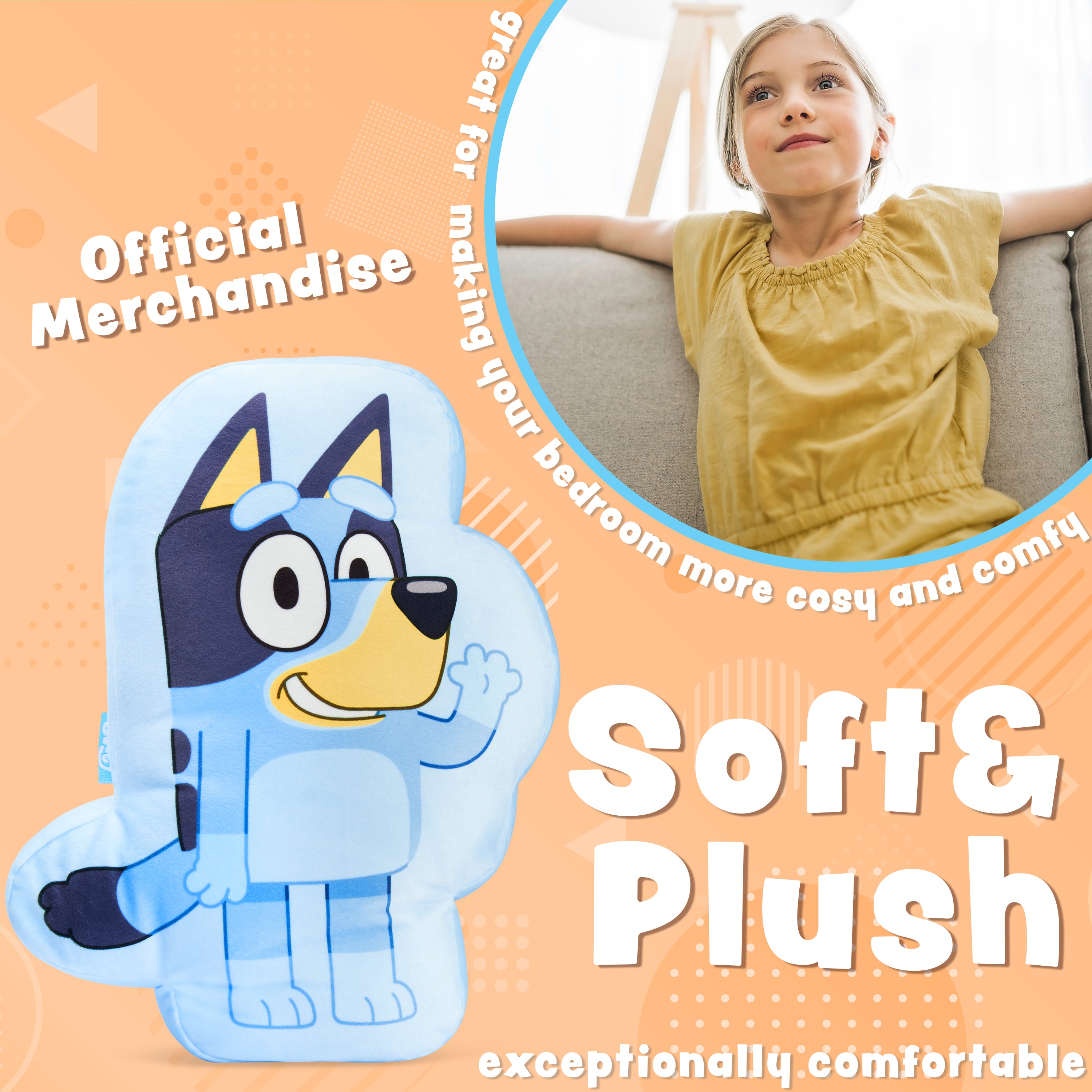 bluey-coussin-3d-enfant-peluche-c-lin-officiel image 2