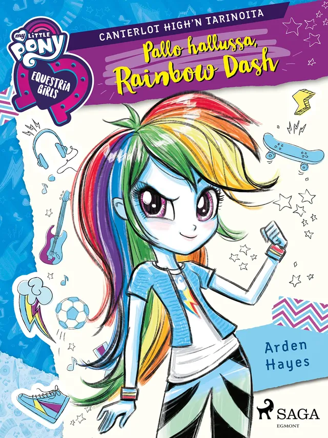 my-little-pony-equestria-girls-pallo-hallussa-livre-rainbow-dash-finnois image 1