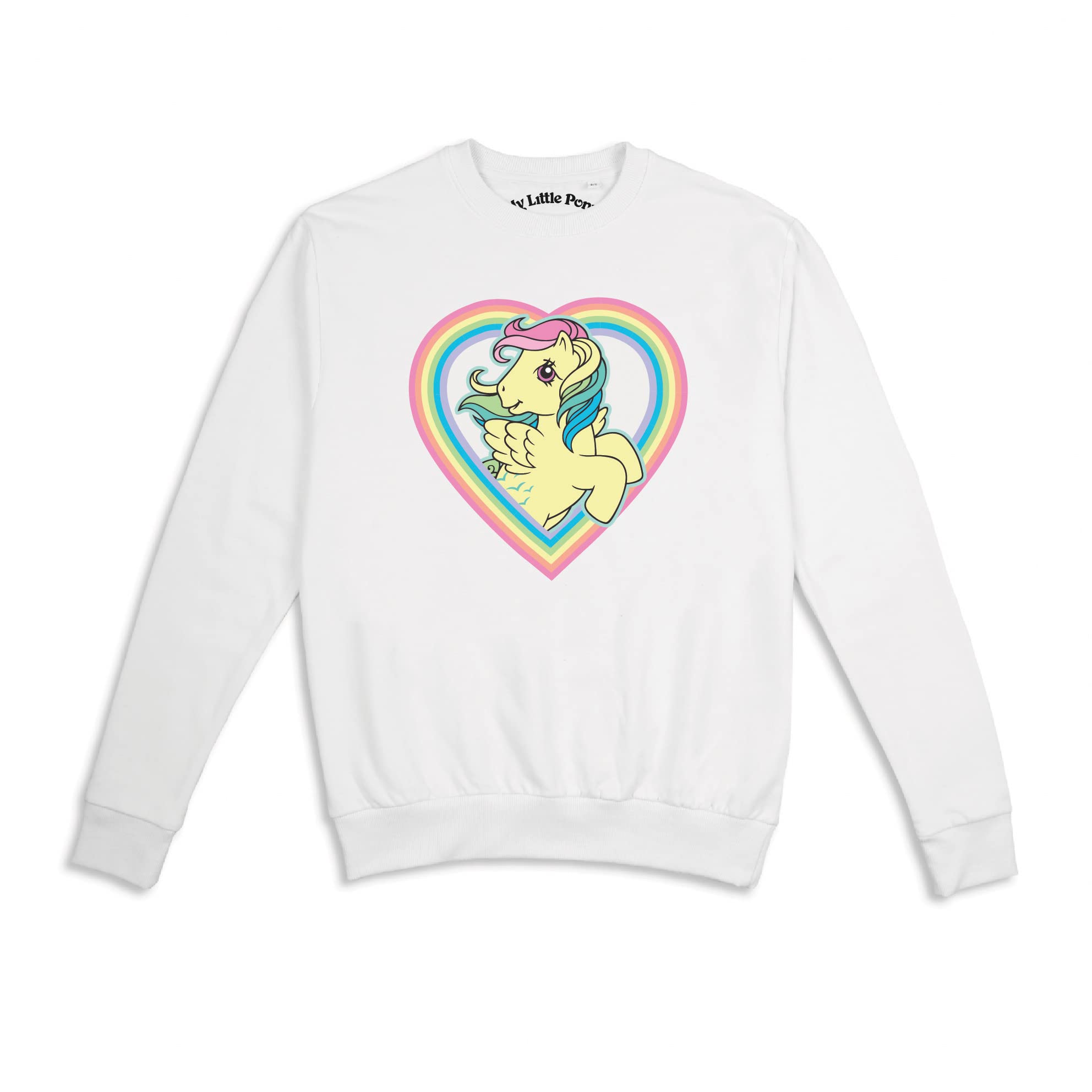 my-little-pony-rainbow-heart-sweat-femme-blanc-cotton-soul image 5