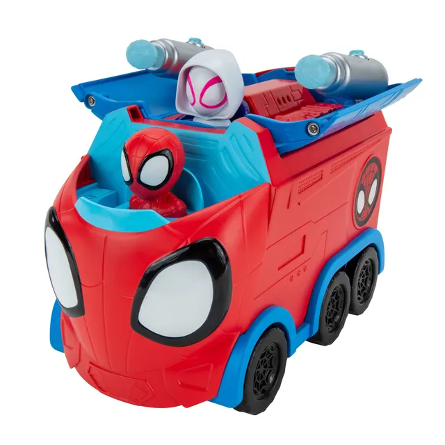 marvel-spidey-et-ses-amis-camion-web-20-cm-multicolore-3-en-1 image 1