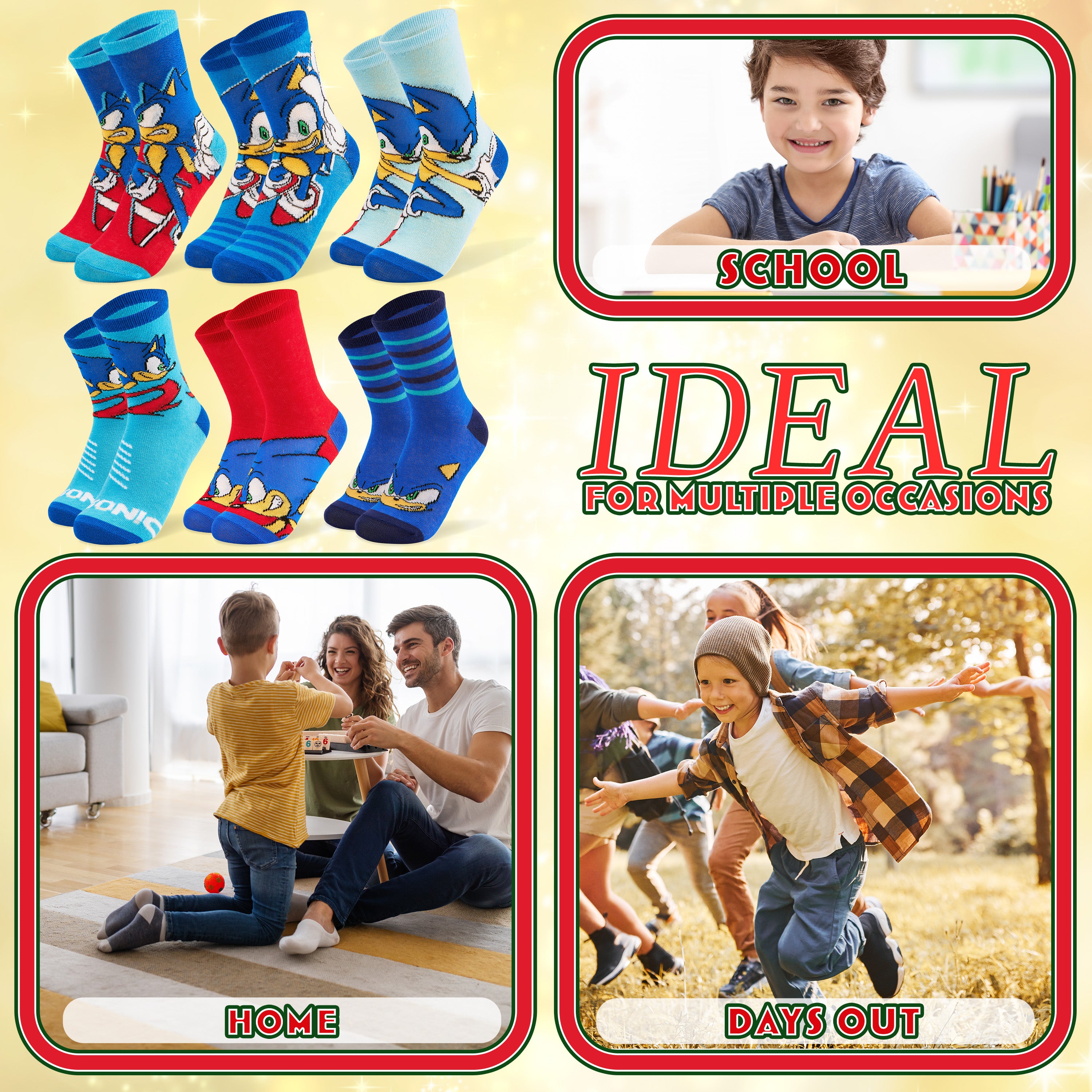 get-trend-sonic-crackers-no-l-enfant-lot-6-chaussettes image 4