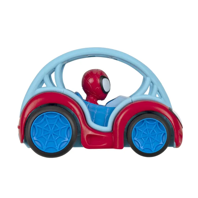 marvel-spidey-power-rollers-voiture-15-cm-noire image 1