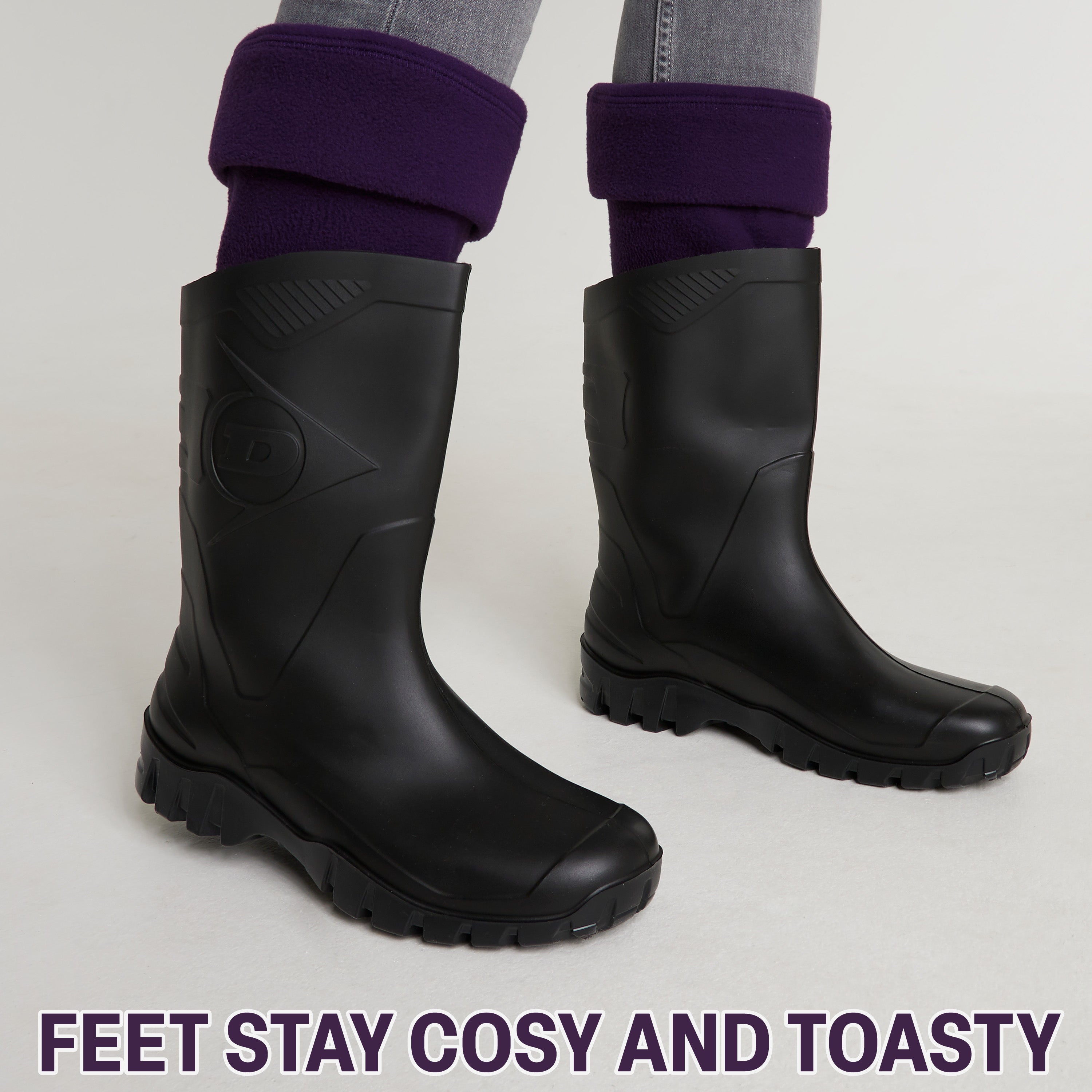 get-trend-chaussettes-bottes-femme-polaire-noires-5-6 image 4