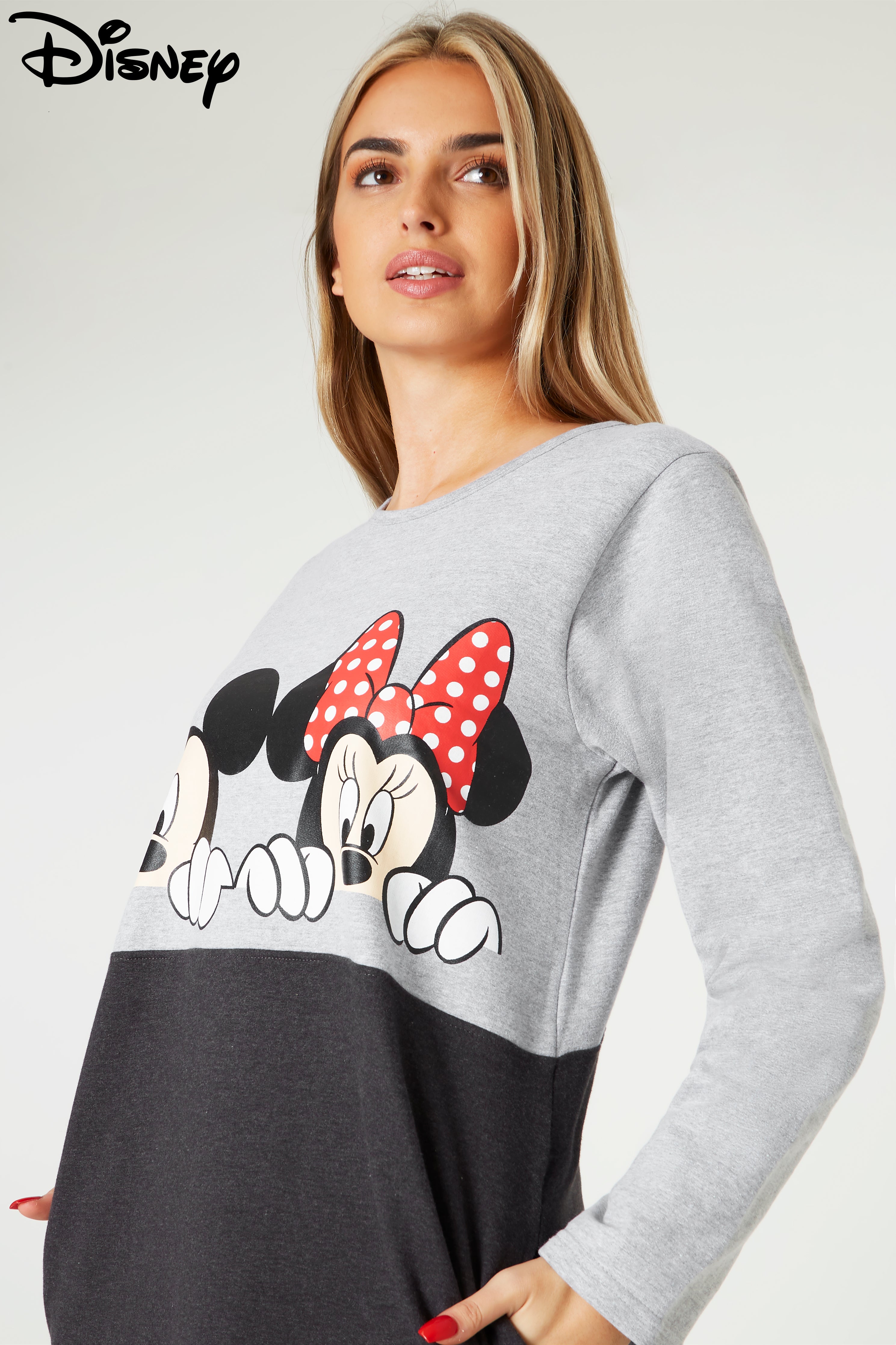 disney-mickey-minnie-robe-sweat-capuche-oversize-s image 5