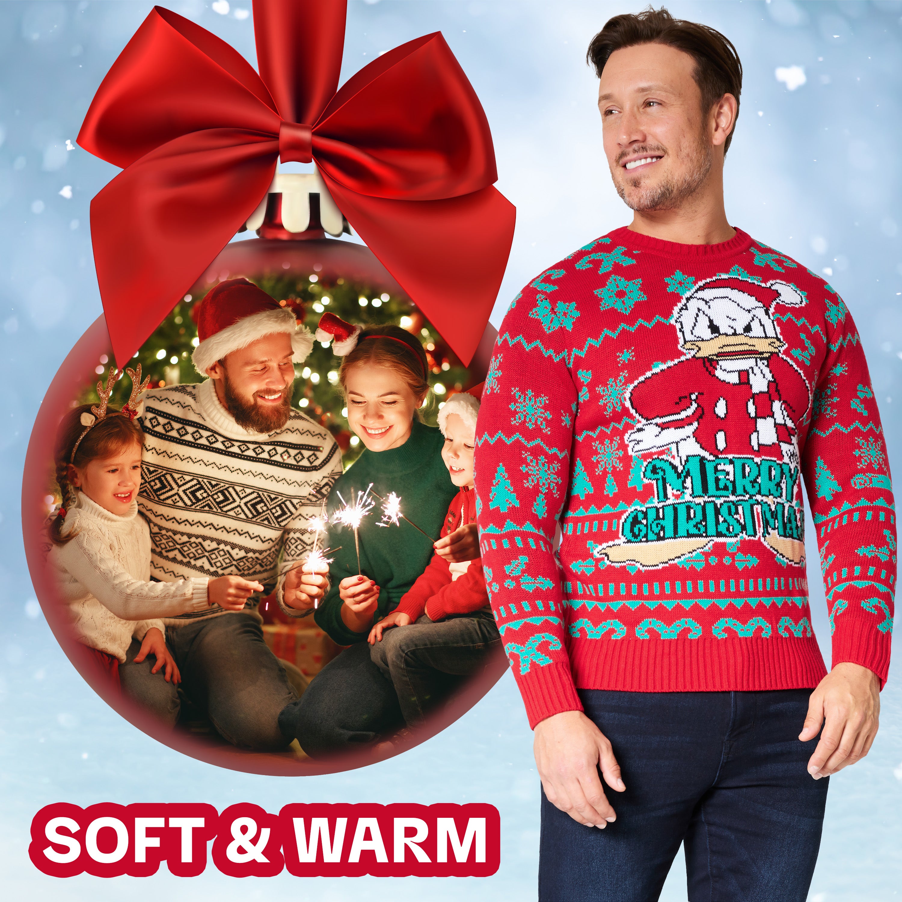 pull-no-l-disney-donald-homme-col-rond-manches-longues image 3
