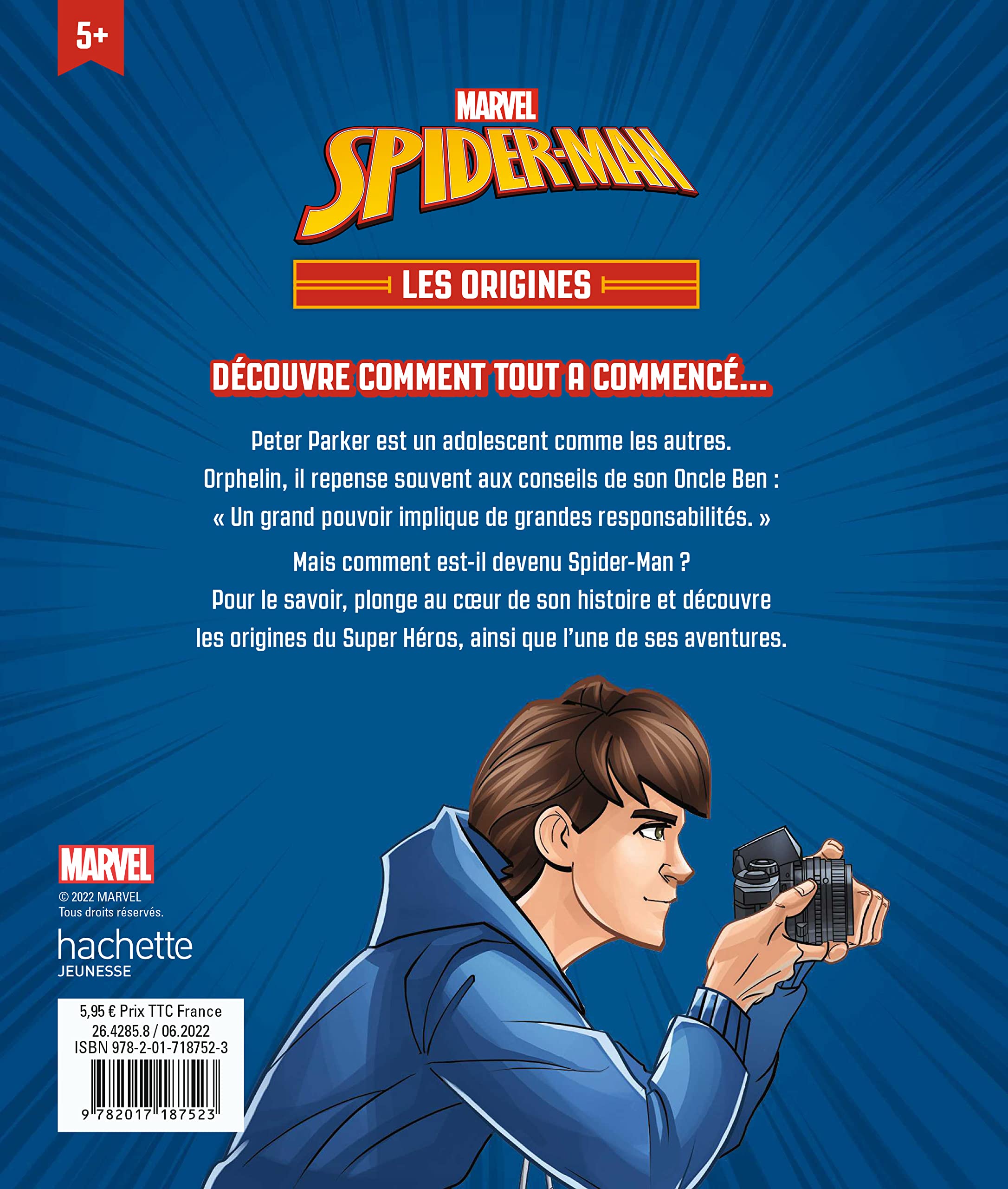 marvel-les-origines-spider-man-livre-album-jeunesse image 2