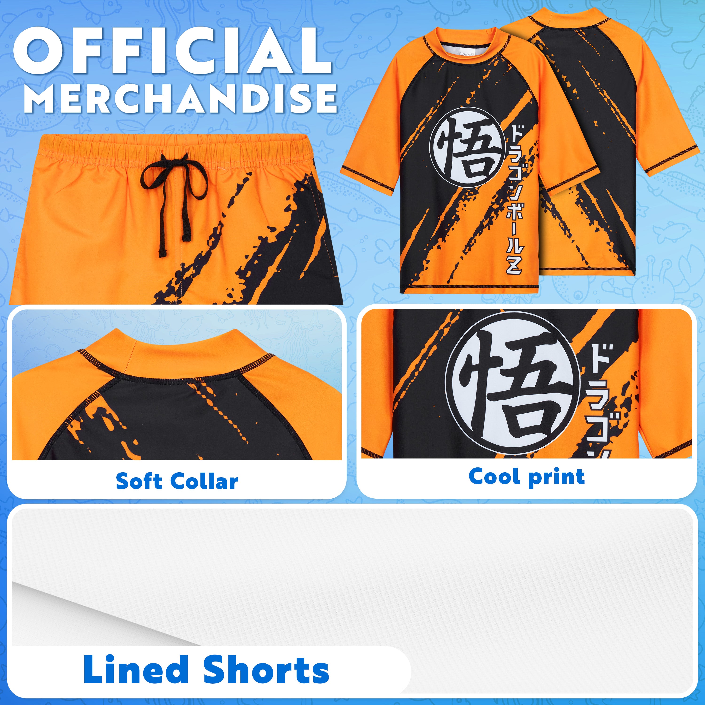 dragon-ball-z-maillot-de-bain-gar-on-2-pi-ces-9-10-ans image 4
